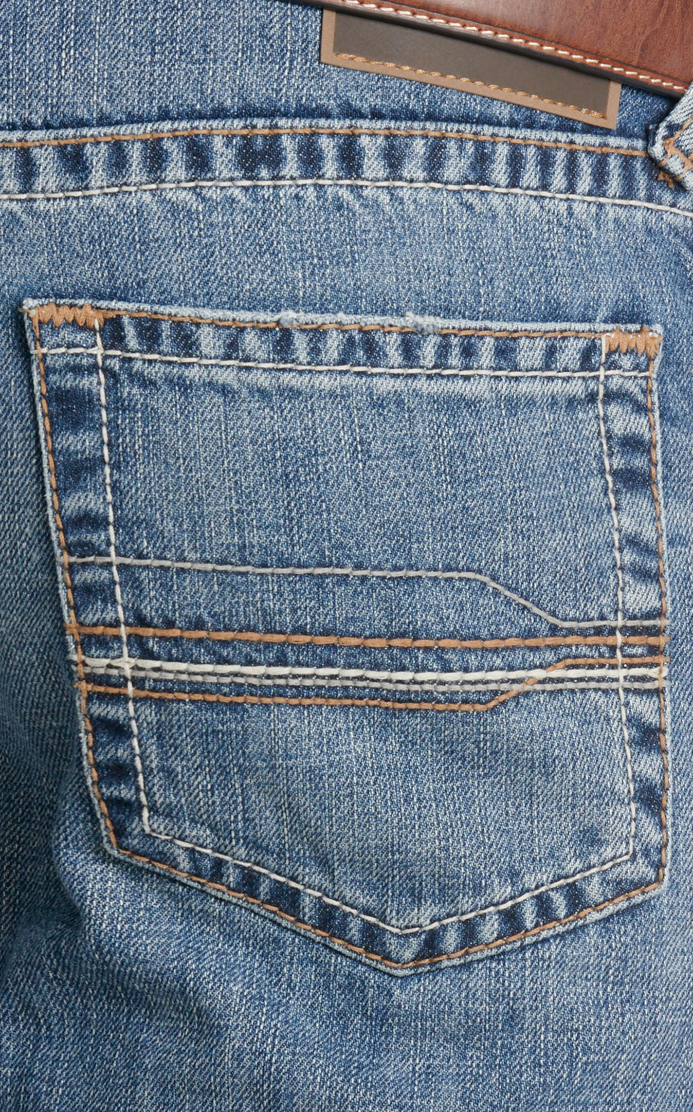 Ariat Men's M5 Smokey Weatherford Medium Wash Straight Leg Jeans - Image 1