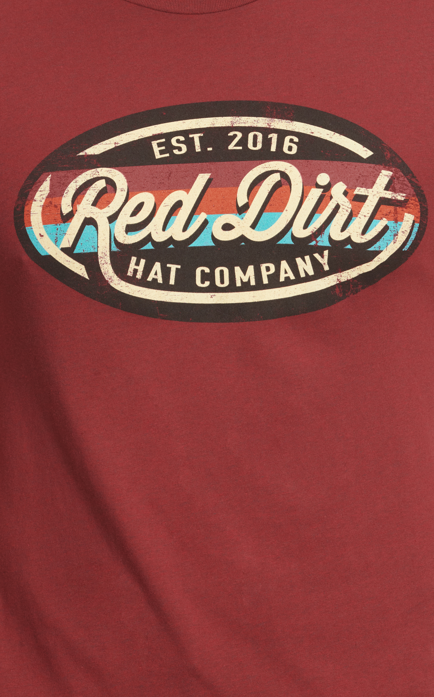 Red Dirt Hat Co. Men's Wine Route 16 Graphic T-Shirt - Image 1