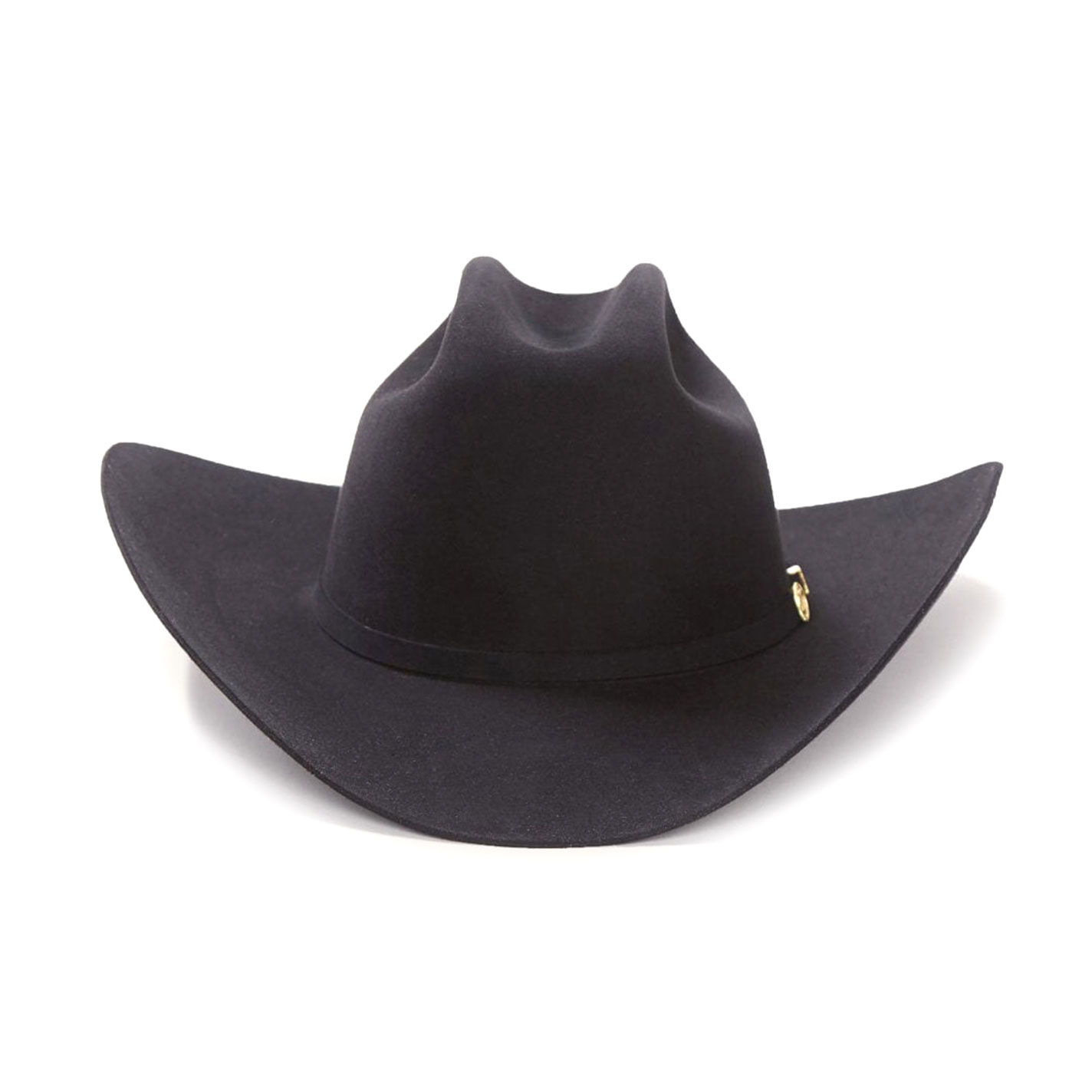 Stetson 100X El Presidente Black Felt Cowboy Hat - Image 1