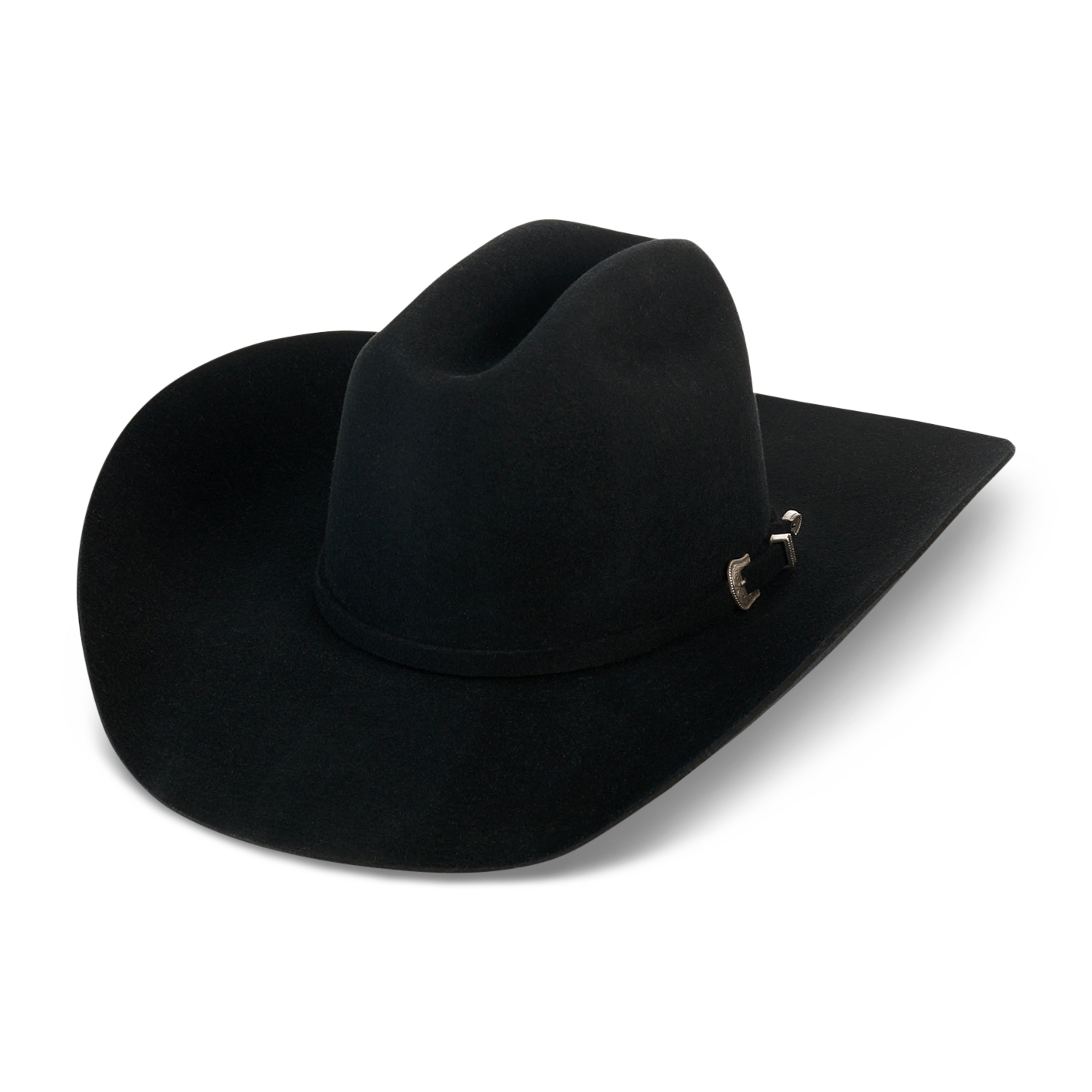 Resistol 4X Black Bison Cattleman Felt Cowboy Hat - Image 3