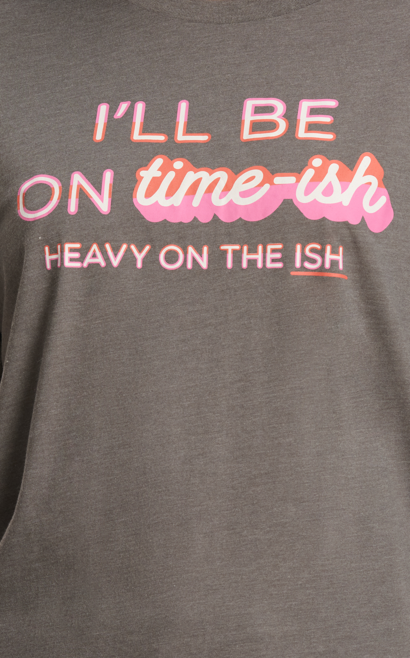 Kindness & Confetti Women's Cement On Time-ish Graphic T-Shirt - Image 1