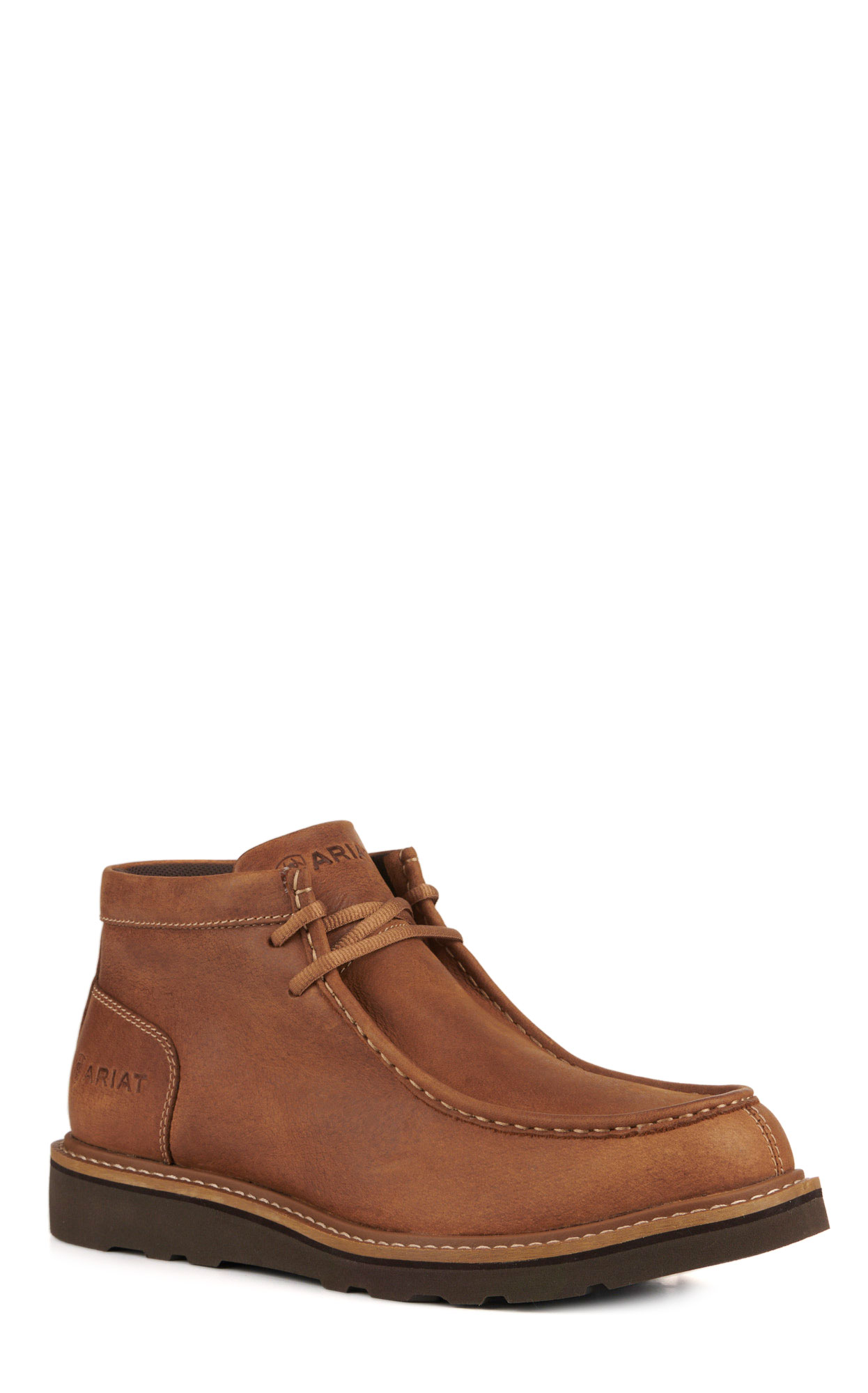 Ariat Men's Recon Country Toasty Tan Moc Toe Lace Up Shoe - Image 1