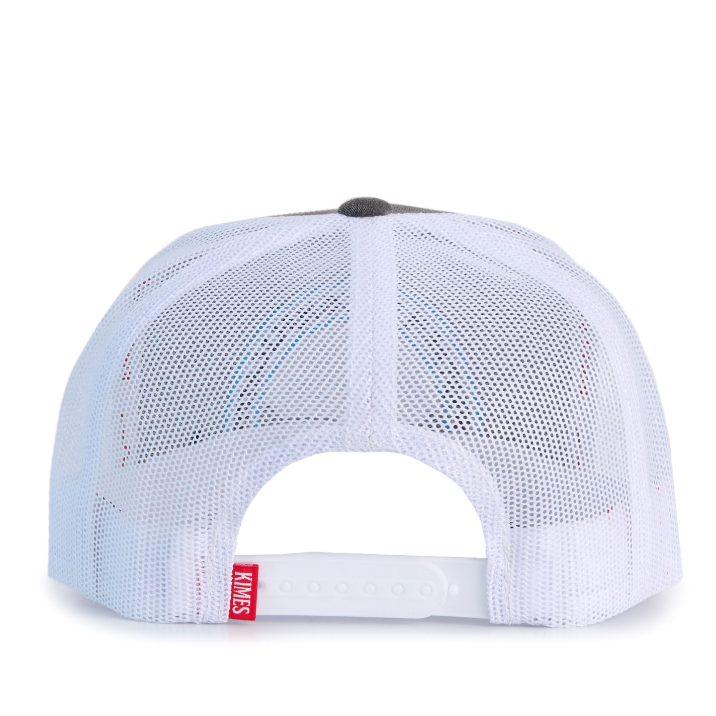 Kimes Ranch Men's Gray Black & White Logo Cap - Image 1