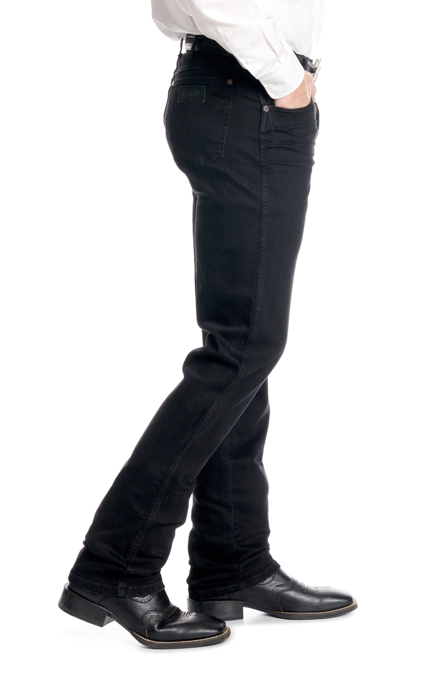 Wrangler Retro Men's 88 Blackwell Black Slim Straight Leg Jeans - Image 1