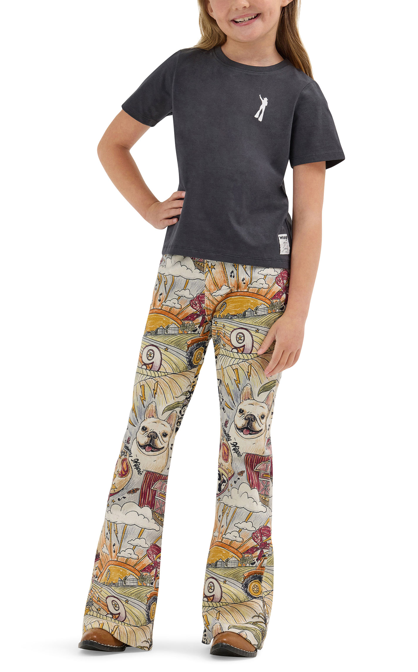 Wrangler & Lainey Wilson Girl's Love Lainey Phantom T-Shirt - Image 1