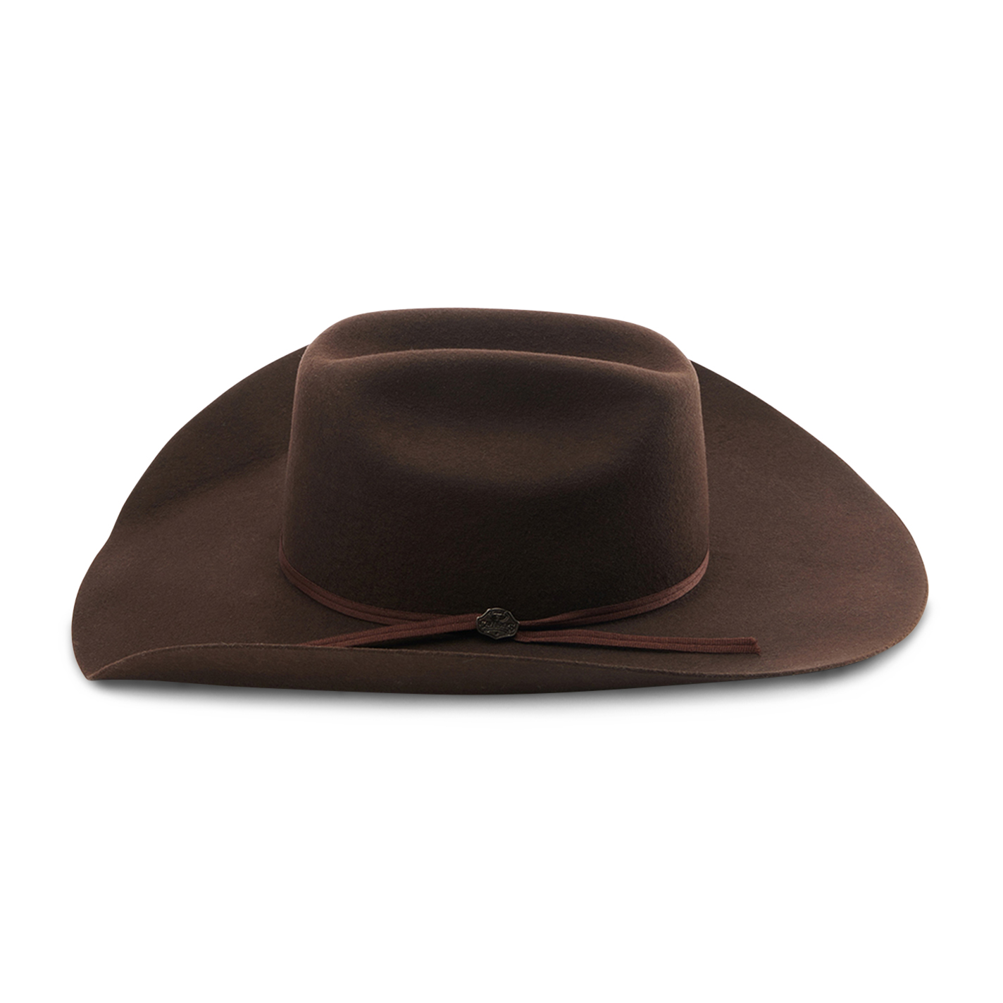 Cavender's 2X Ranch Collection Dark Brown Wool Felt Cowboy Hat - Image 1
