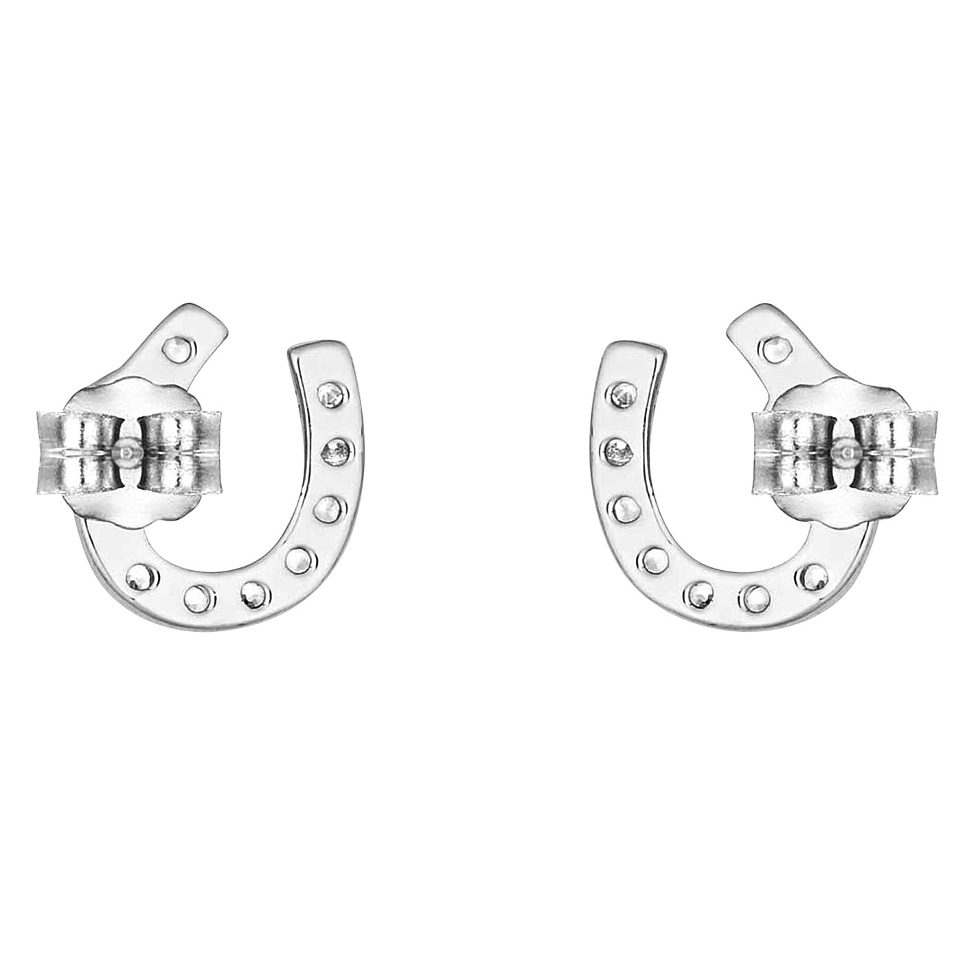 Montana Silversmiths Lightfoot Horseshoe Earrings - Image 1