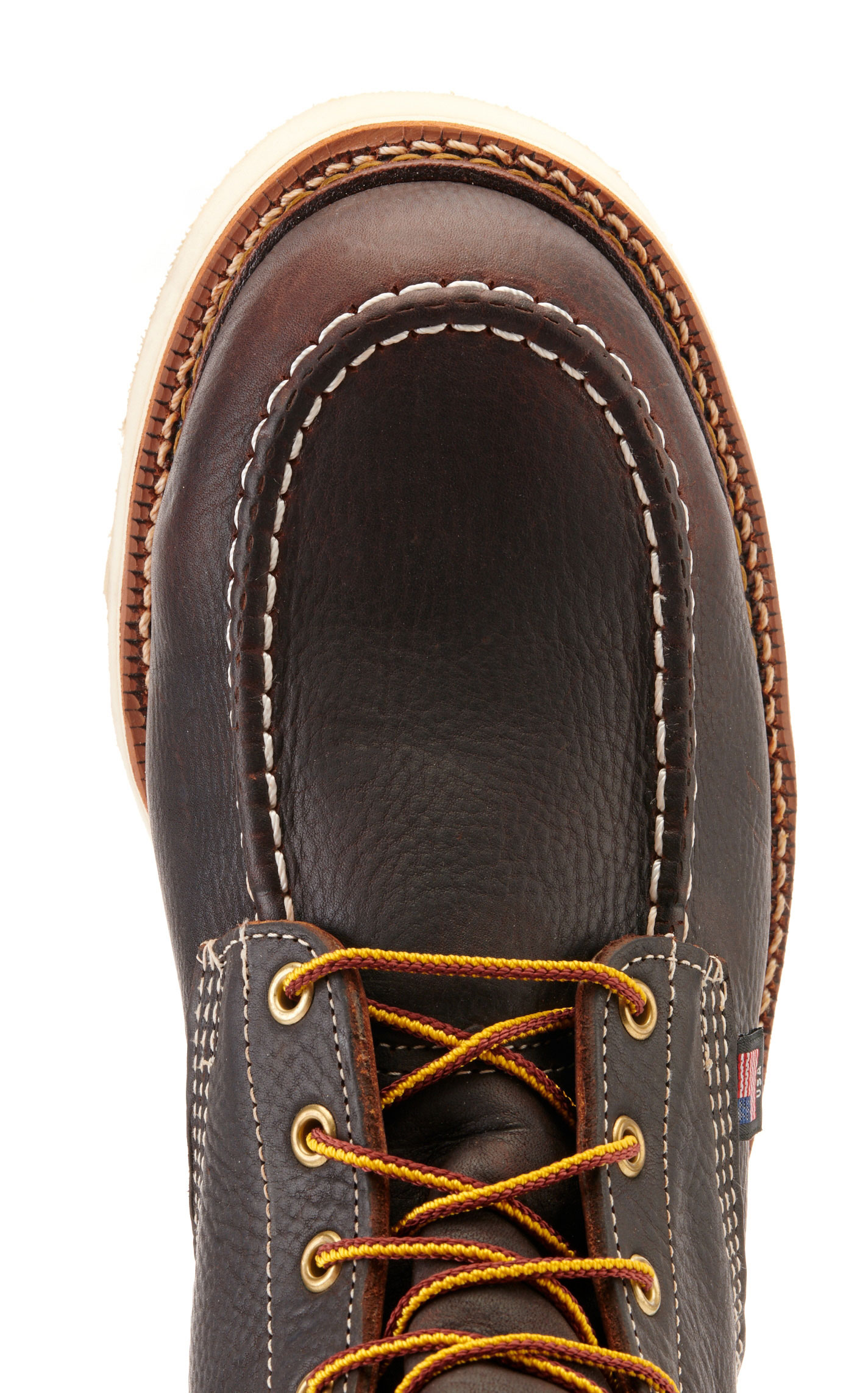 Thorogood Men's Dark Chocolate Waterproof Moc Steel Toe Lace Up Work Boot - Image 1