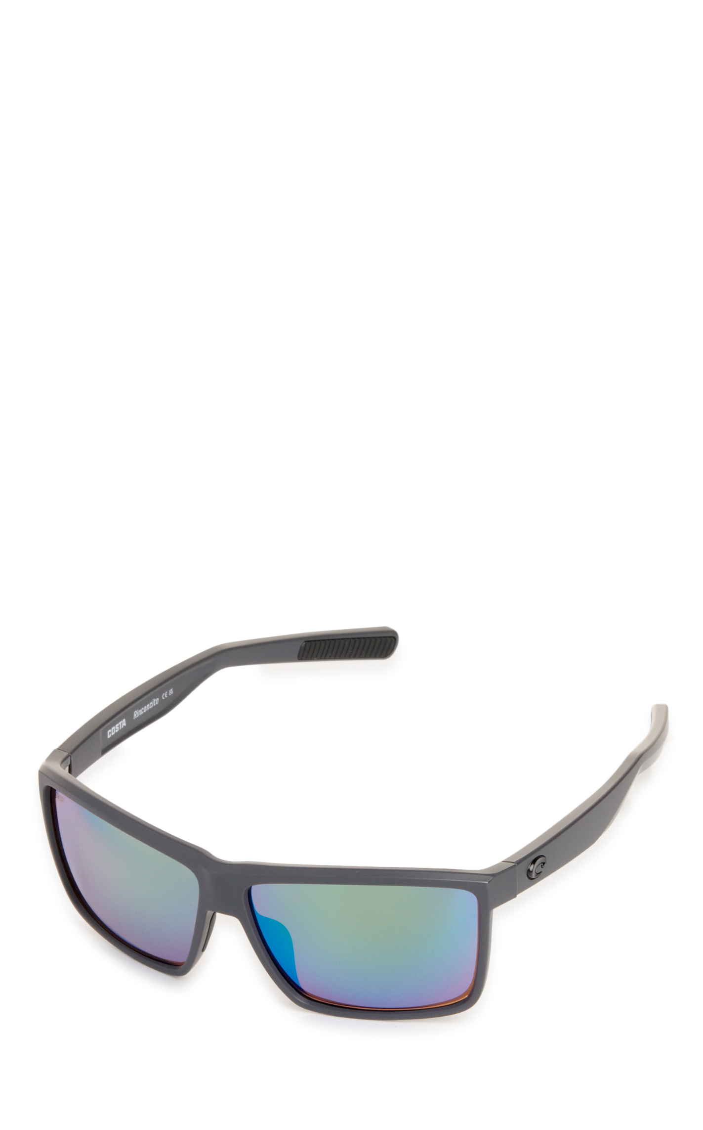 Costa Rinconcito Matte Gray Frames Green Mirror Lens 580P Sunglasses - Image 1