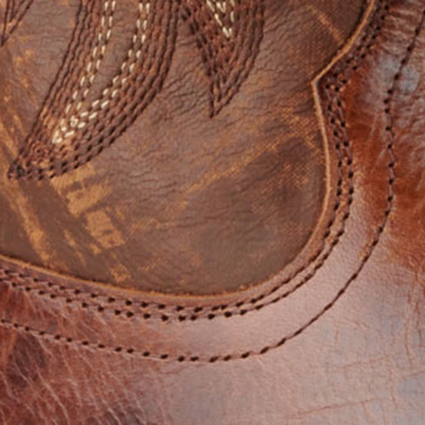 Ariat Men's Slingshot Rust & Rugged Tan SmartLite Wide Square Toe Cowboy Boots - Image 1
