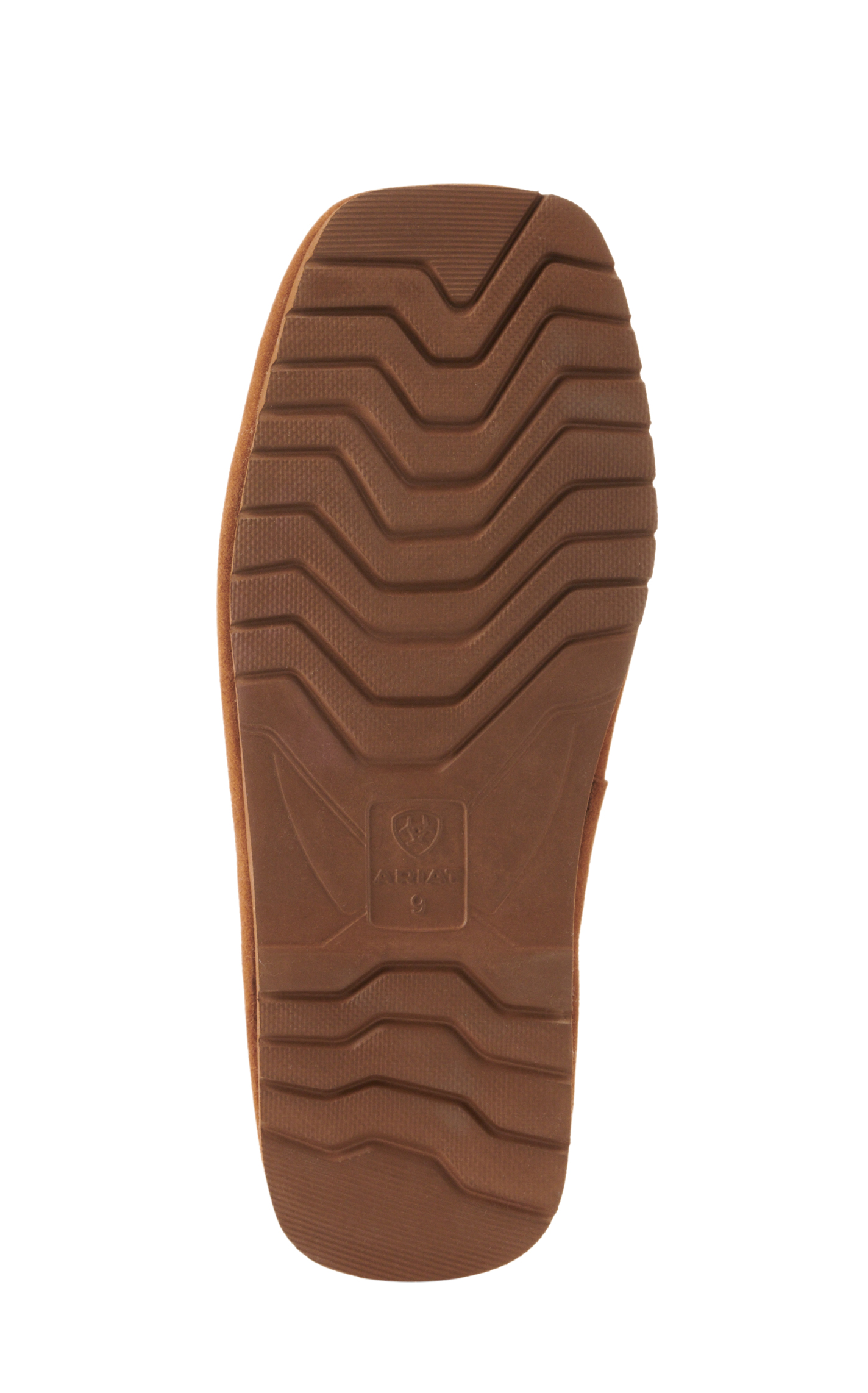 Ariat Men's Silversmith Chestnut Suede Slippers - Image 1