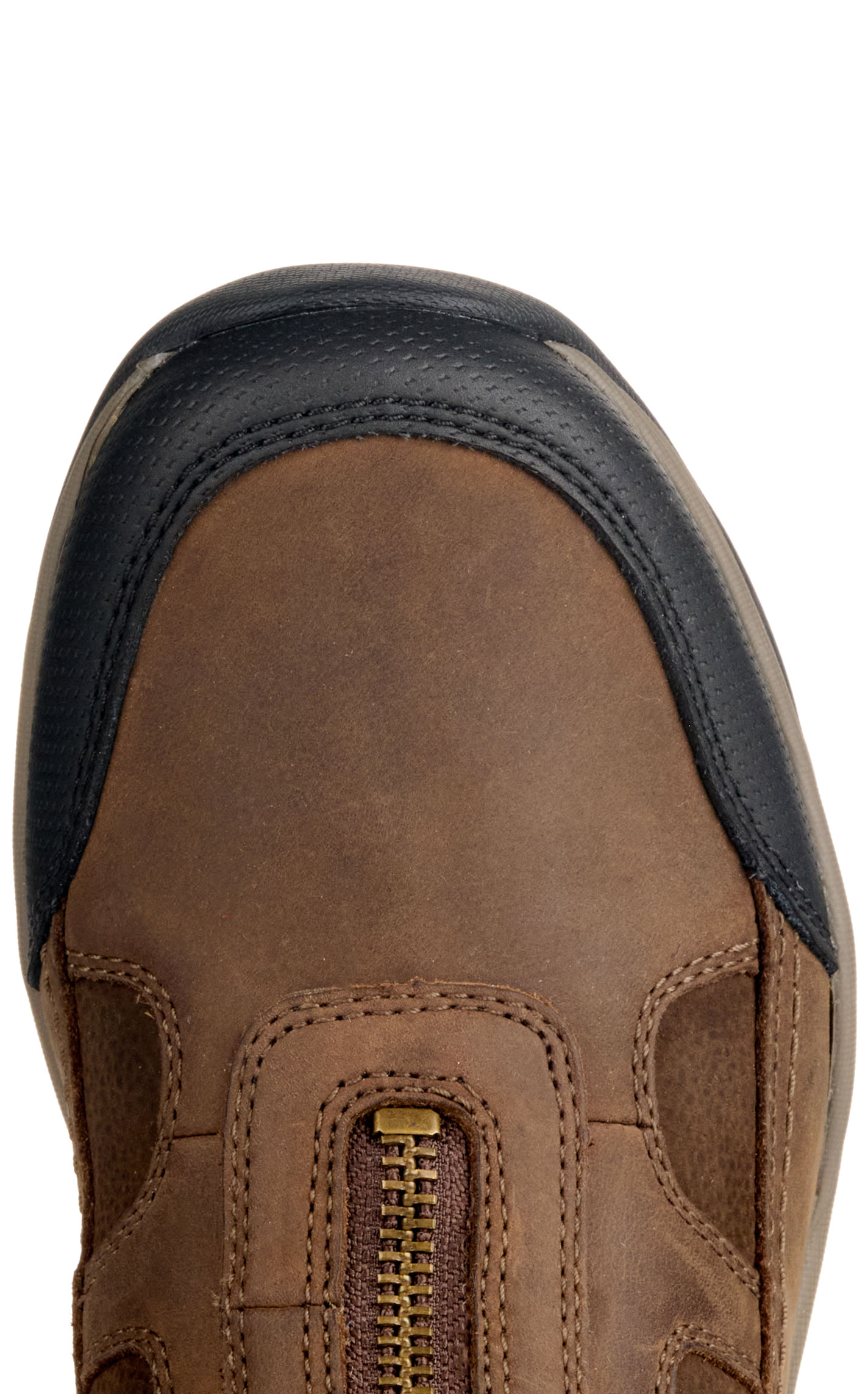 Ariat Women's Palm Brown Terrain Zip Waterproof Round Toe Boots - Image 1