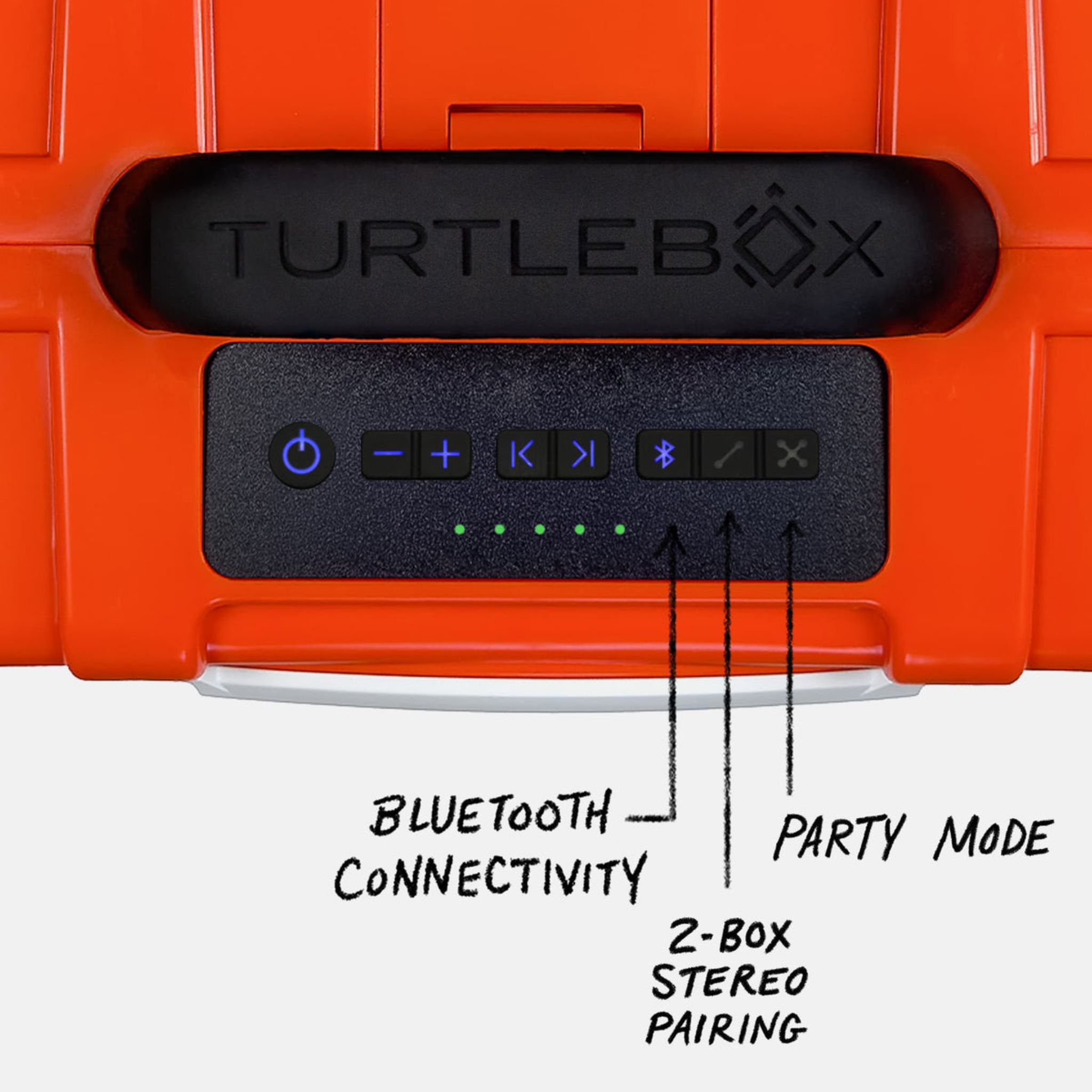 Turtle Box Gen 3 Orange & White Speaker  - Image 7