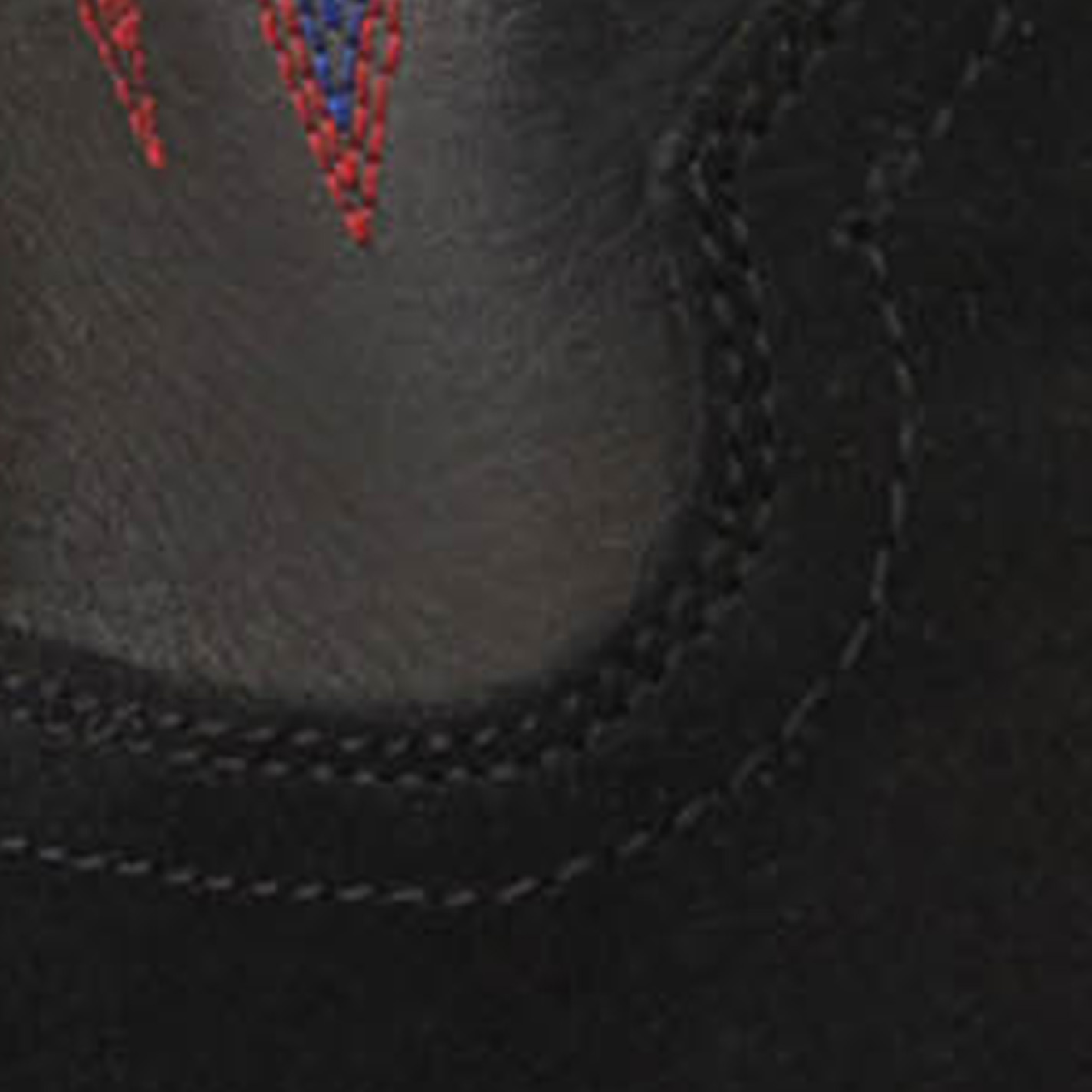 R Watson Men's Black Rough Out and Black Punchy Square Toe Cowboy Boots - Image 1