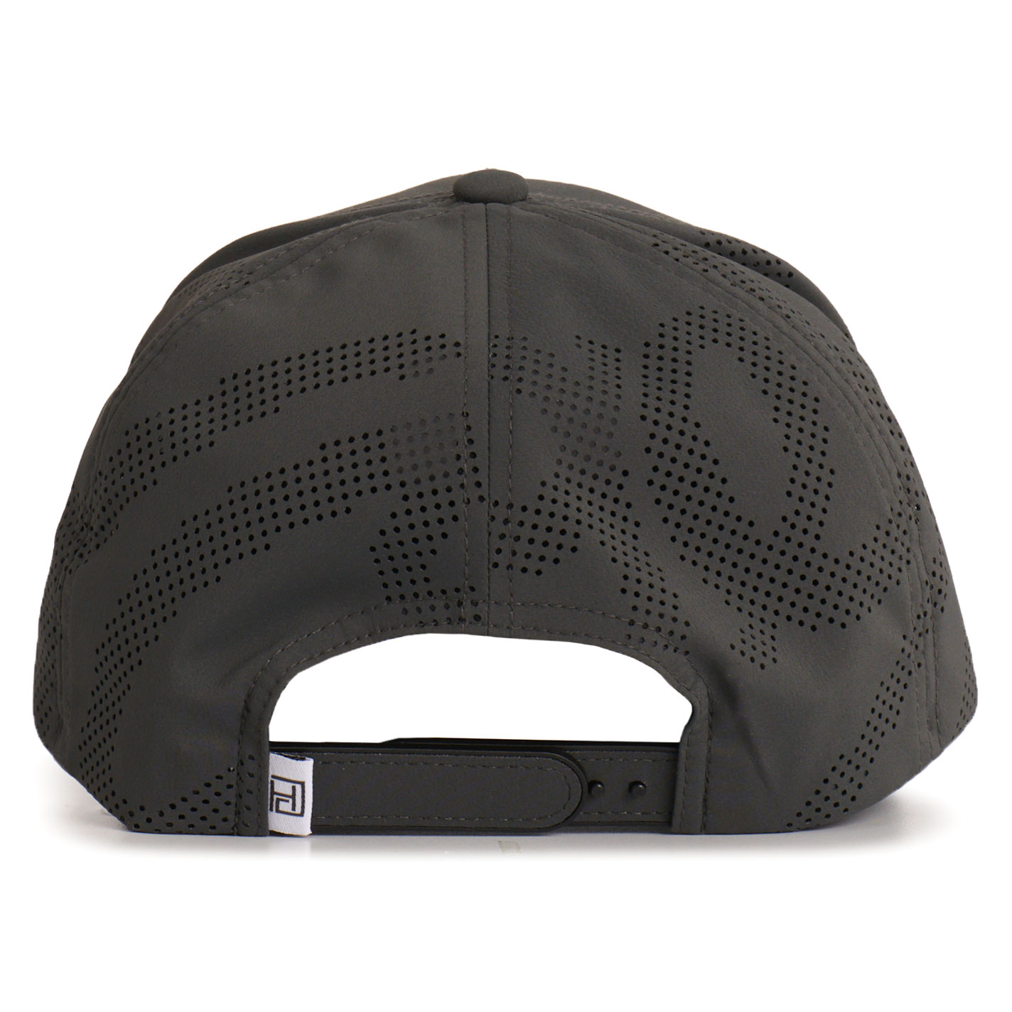 Hooey Men's Gray Round Cowboy Golf Performance Logo Patch Cap - Image 1