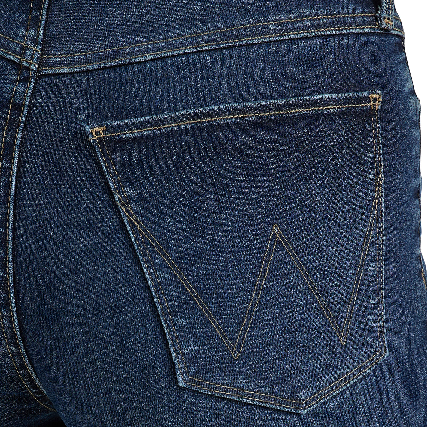 Wrangler Women's Dark Wash Lacey Bespoke Boot Jeans - Image 1