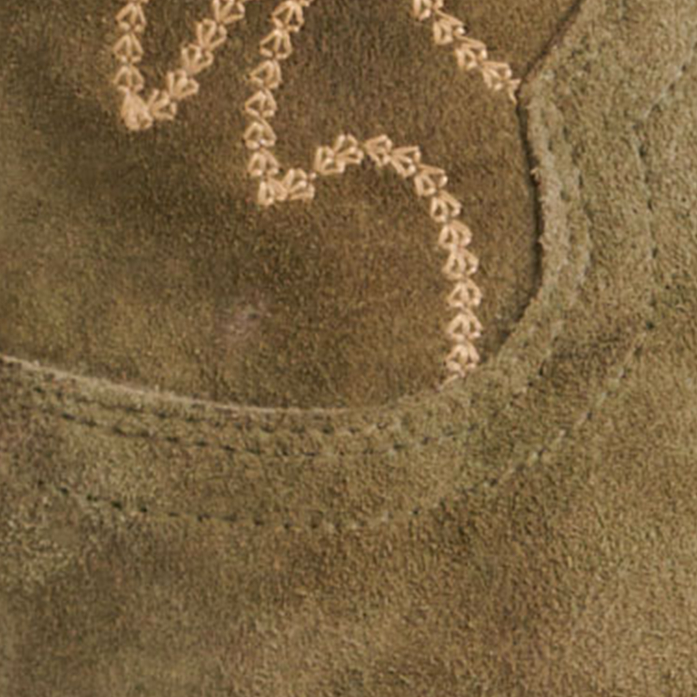 Ariat Women's Jukebox Olive Suede Snip Toe Cowboy Boots - Image 1