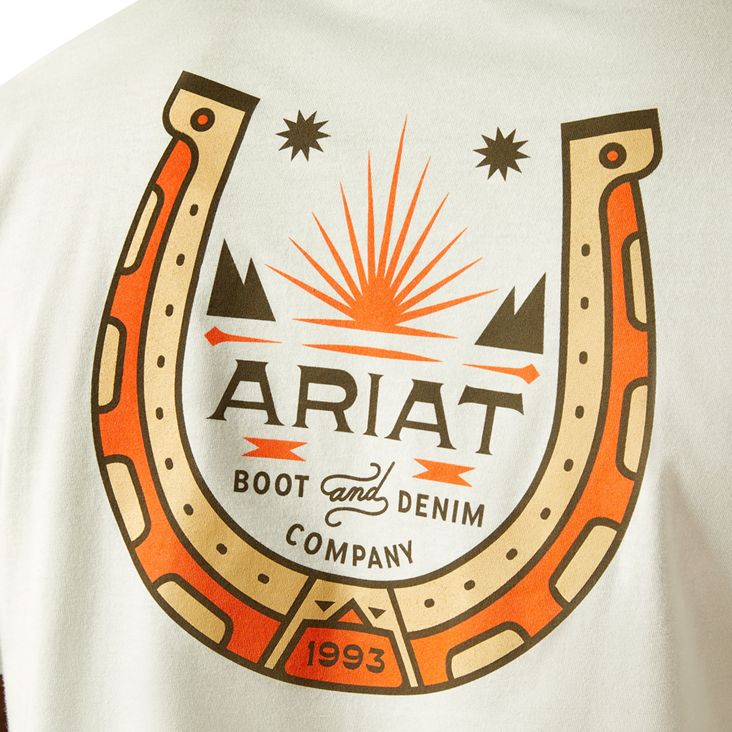 Ariat Men's Glacier Lucky Shoe Logo Graphic T-Shirt - Image 1