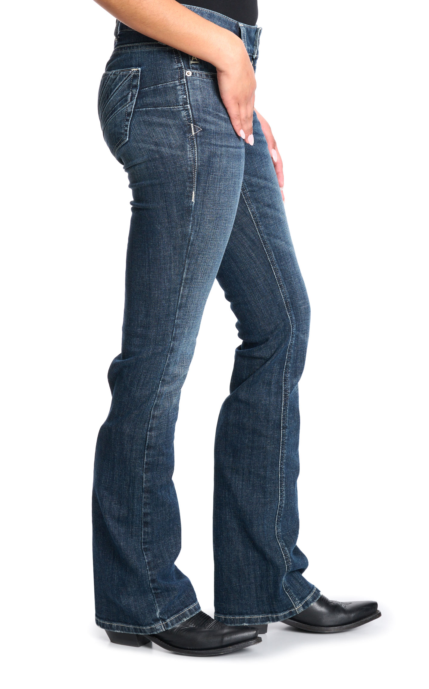 Ariat Women's Christine Missouri Medium Wash Boot Cut Jeans - Plus Sizes - Image 1