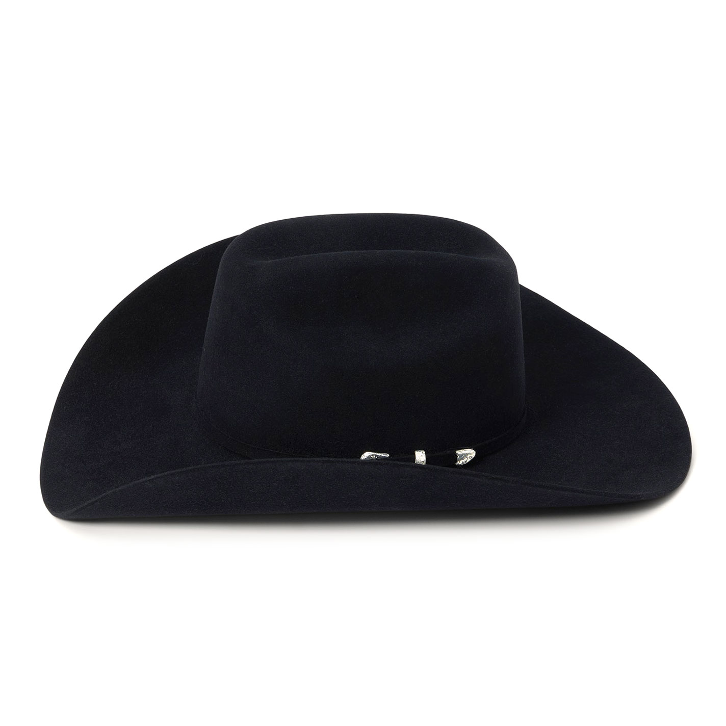 Stetson 5X Lariat Black Felt Cowboy Hat - Image 1