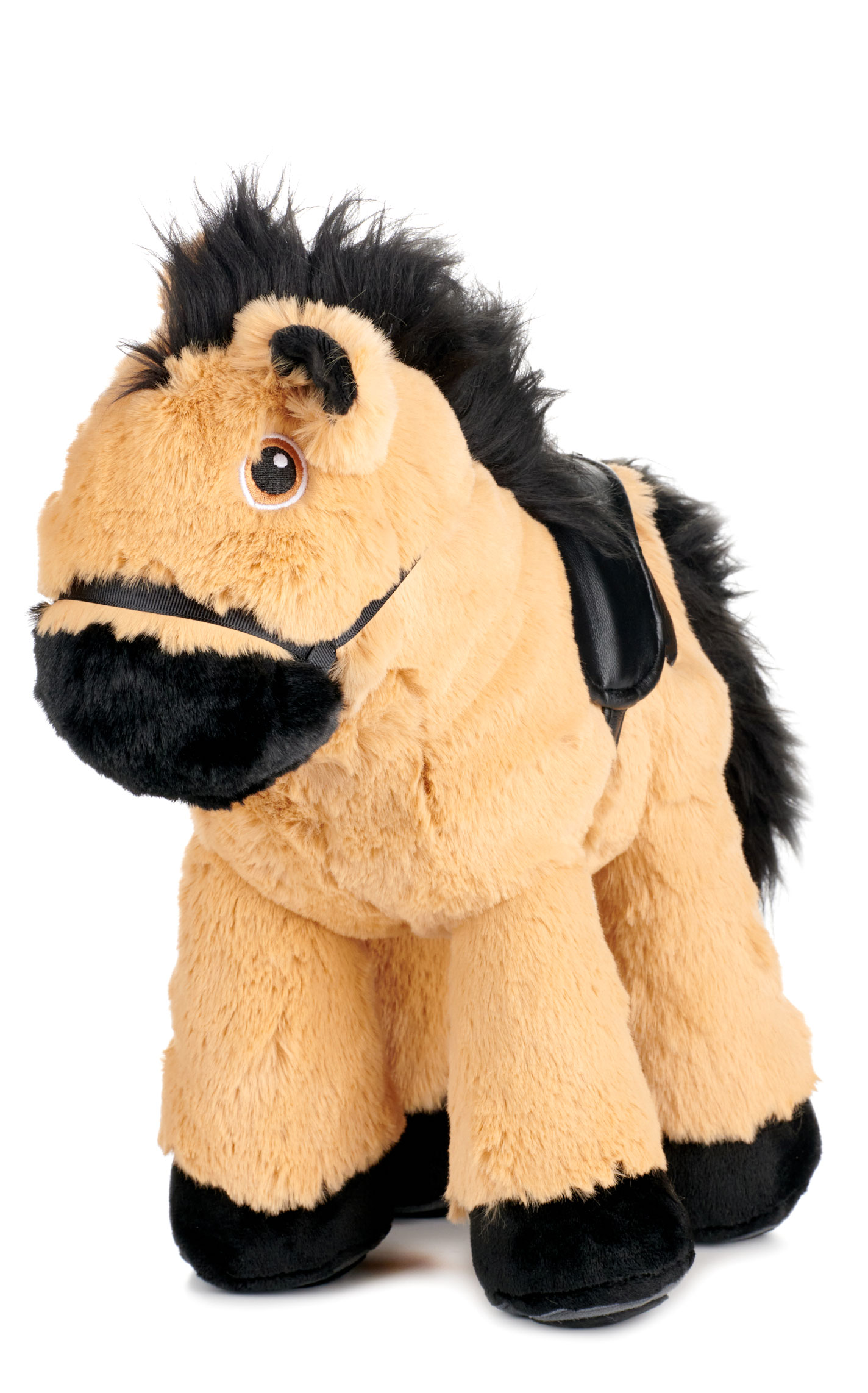 Piccoli Caramello Brown Sugar & Black Large Western Stuffed Animal - Image 2