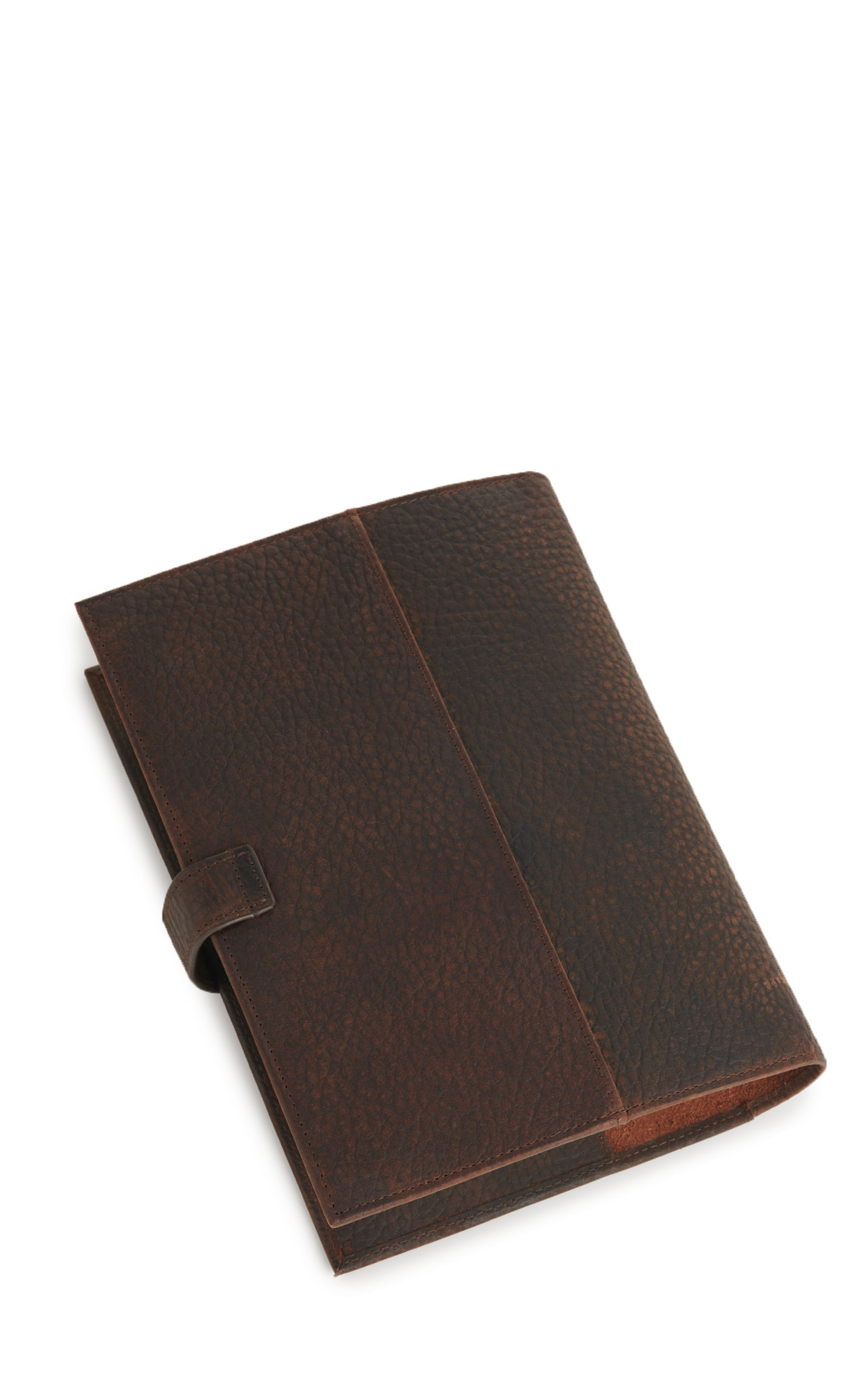 Nocona Dark Brown Leather with Cross Bible Cover - Image 2