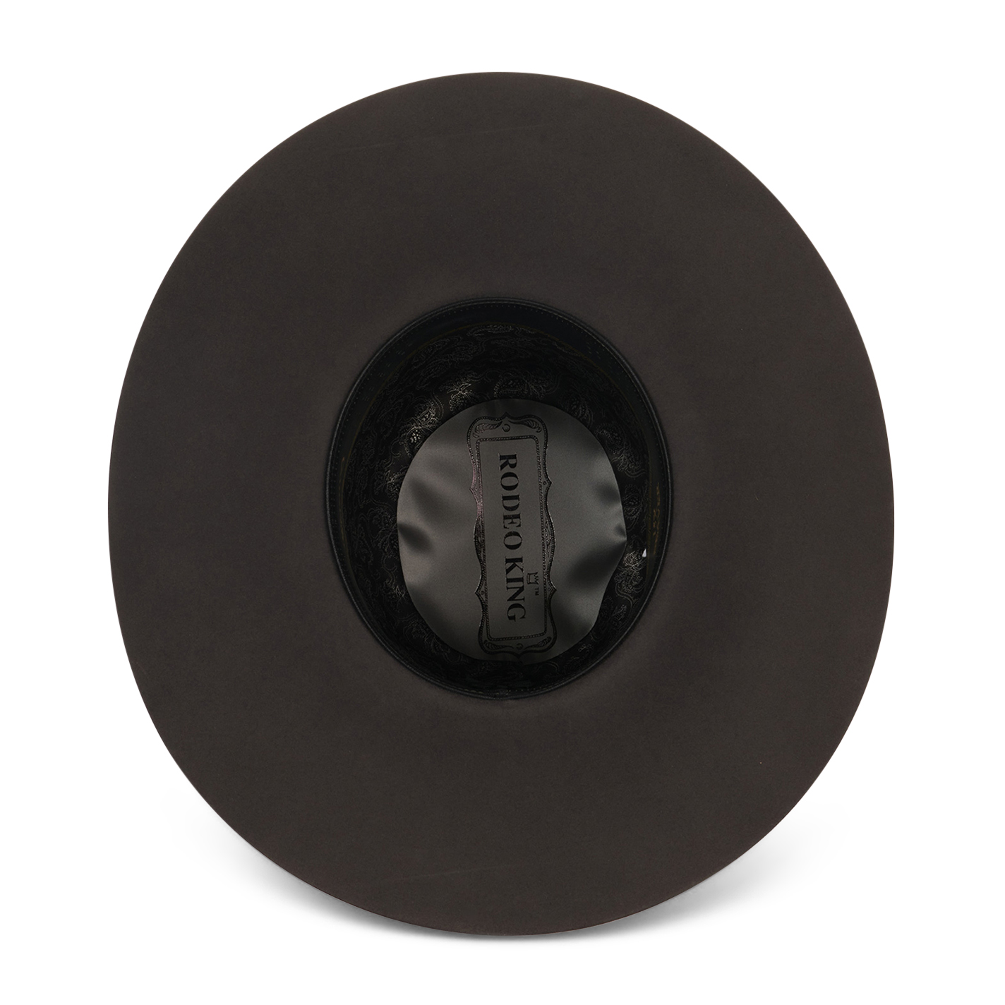 Rodeo King 15X Slate Open Crown Felt Cowboy Hat - Image 1