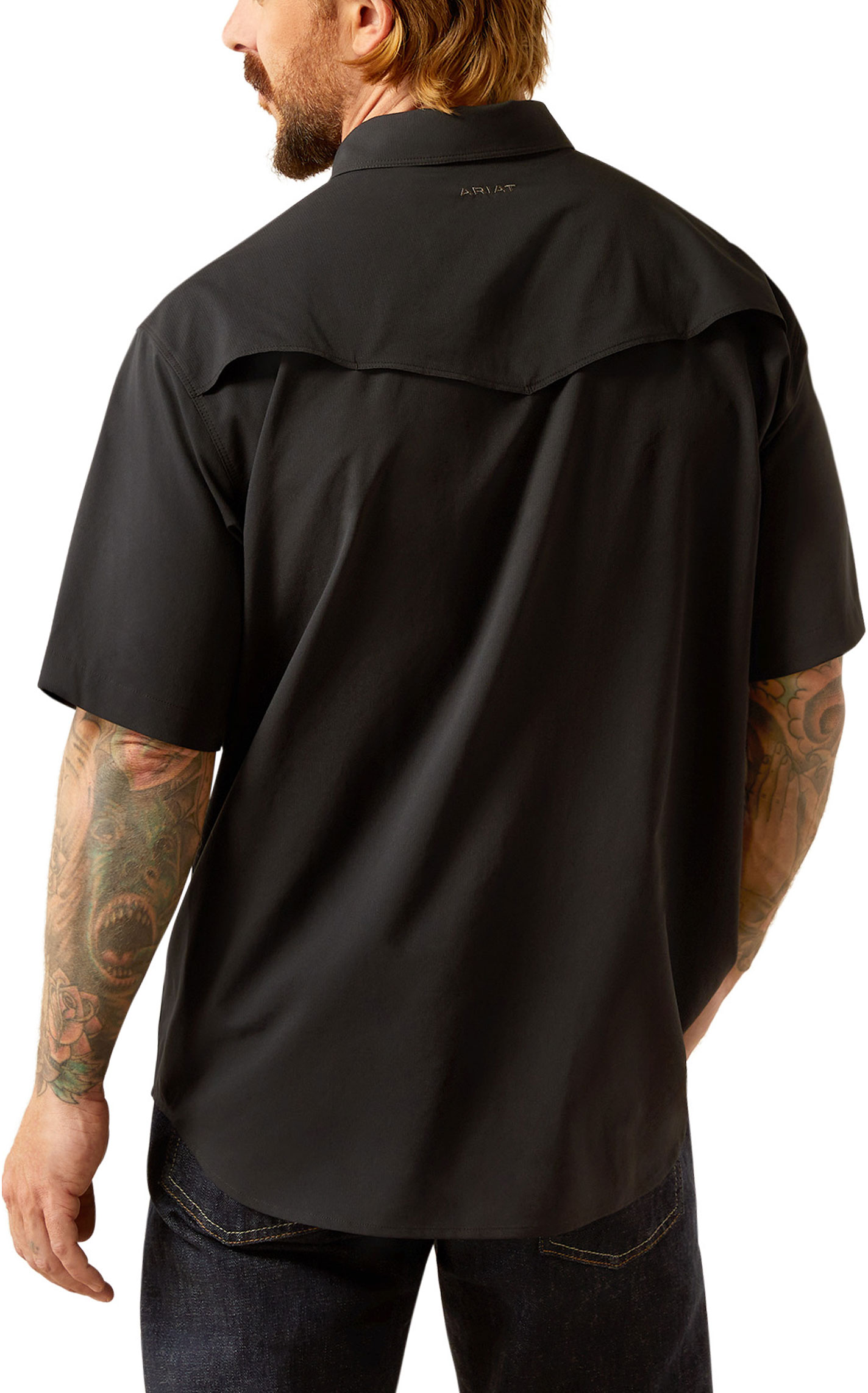 Ariat VentTek Solid Black Western Shirt  - Image 1