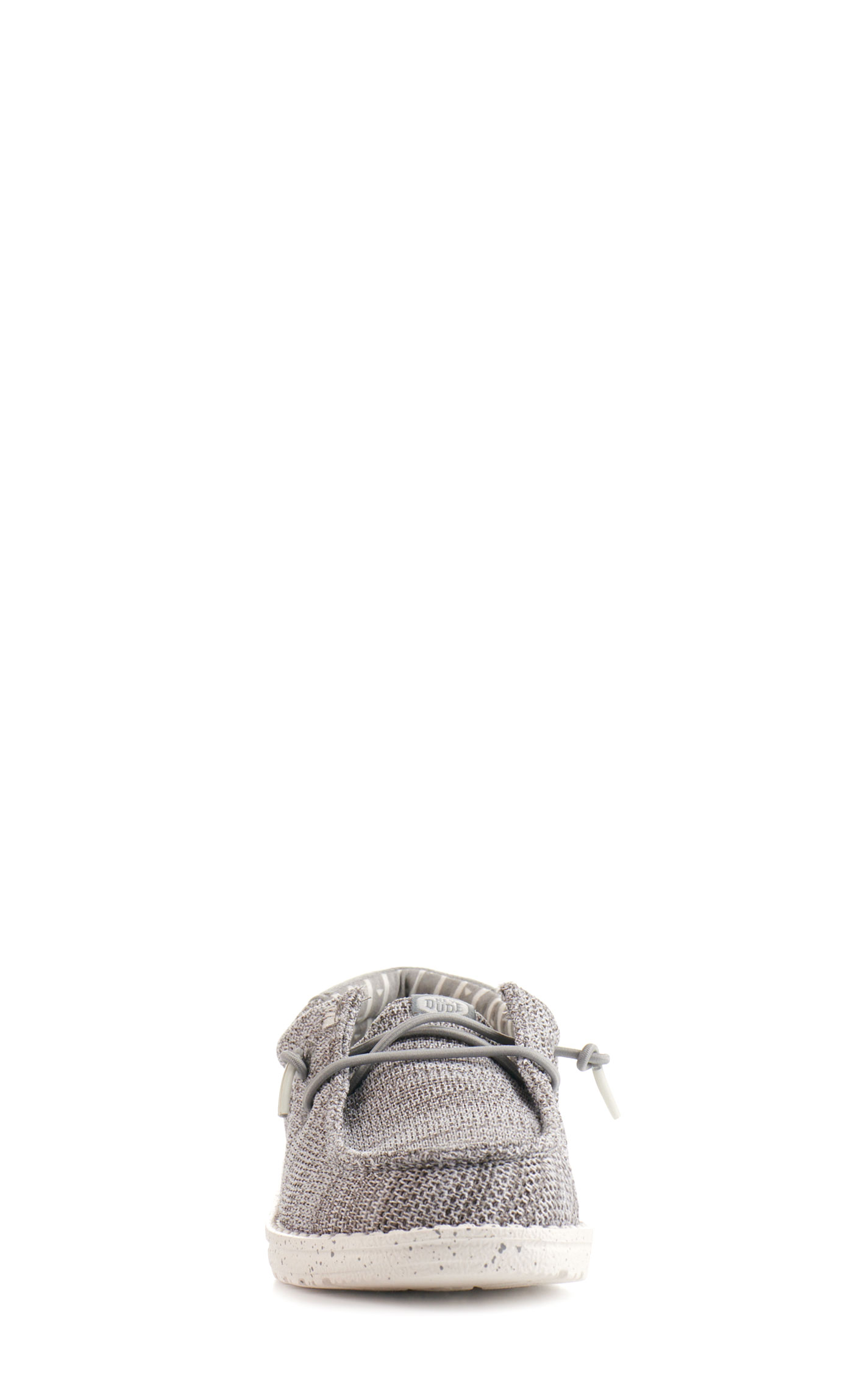 Hey Dude Kids' Wally Stretch Sox Gray Moc Toe Casual Shoes - Image 1