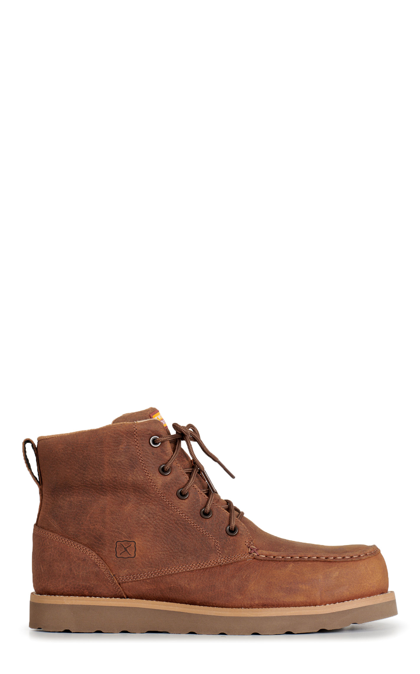 Twisted X Men's Ultralight Umber & Baked Clay Nano Composite Round Toe Work Boots - Image 1