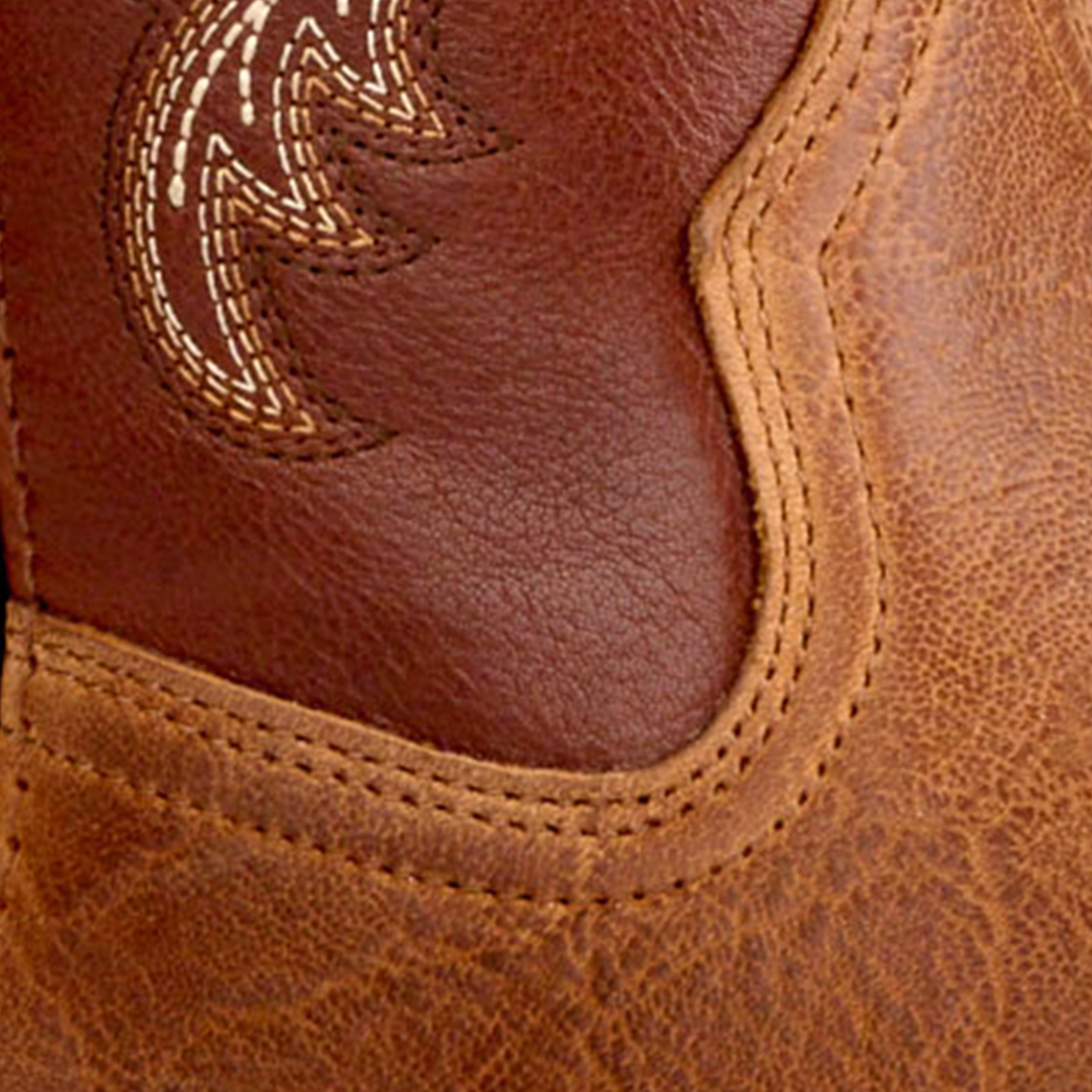 Ariat Men’s Aged and Luna Tan Sport Rodeo Elephant Print Leather Wide Square Toe Cowboy Boots - Image 1