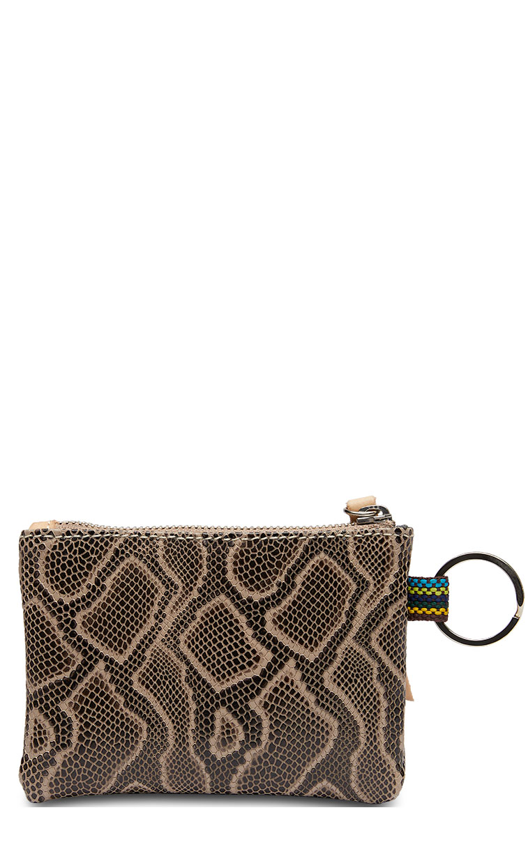 Consuela Dizzy Snake Print Keyring Pouch - Image 1