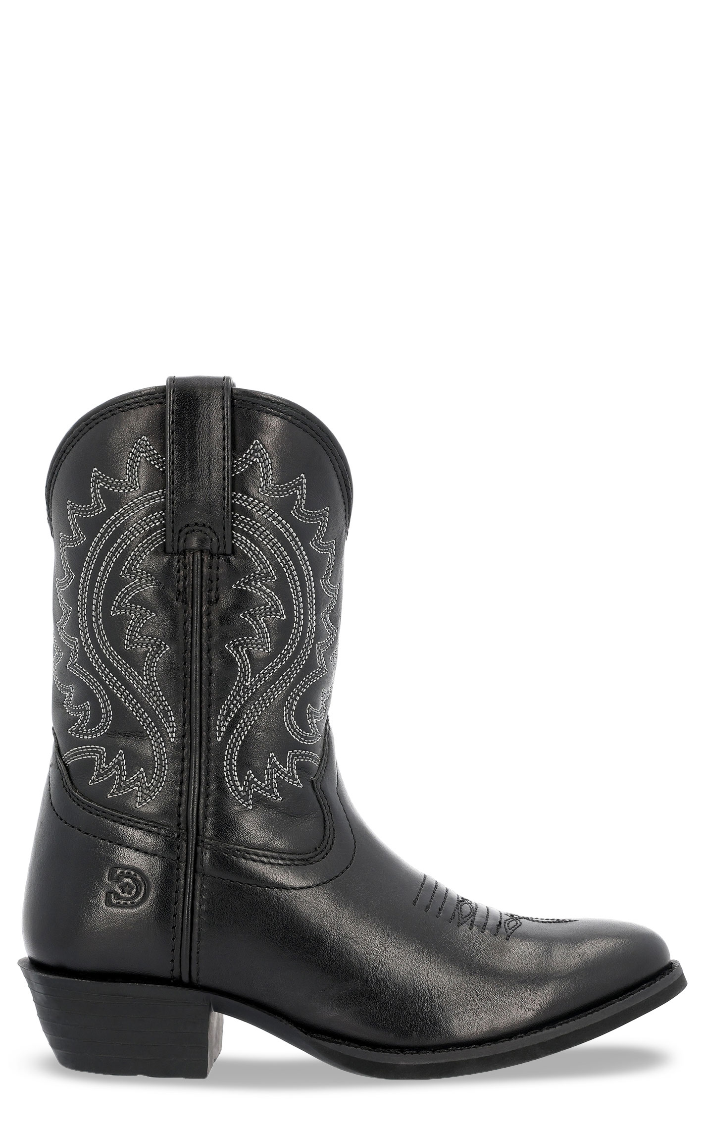 Durango Kid’s Black Shyloh Round Toe Cowboy Boots - Image 1