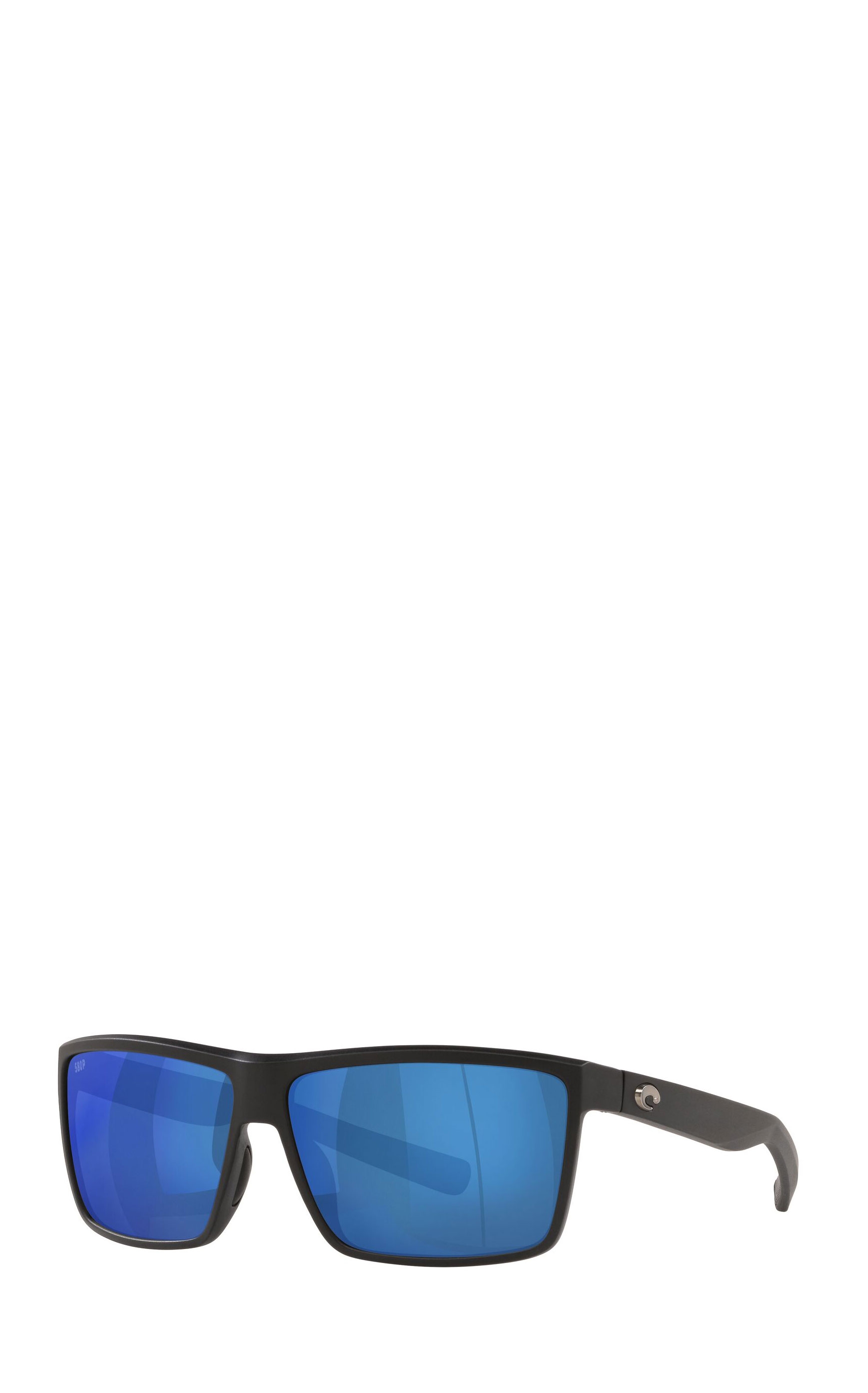 Costa Rinconcito Matte Black with Blue Mirror Polarized Polycarbonate Lenses Sunglasses - Image 1