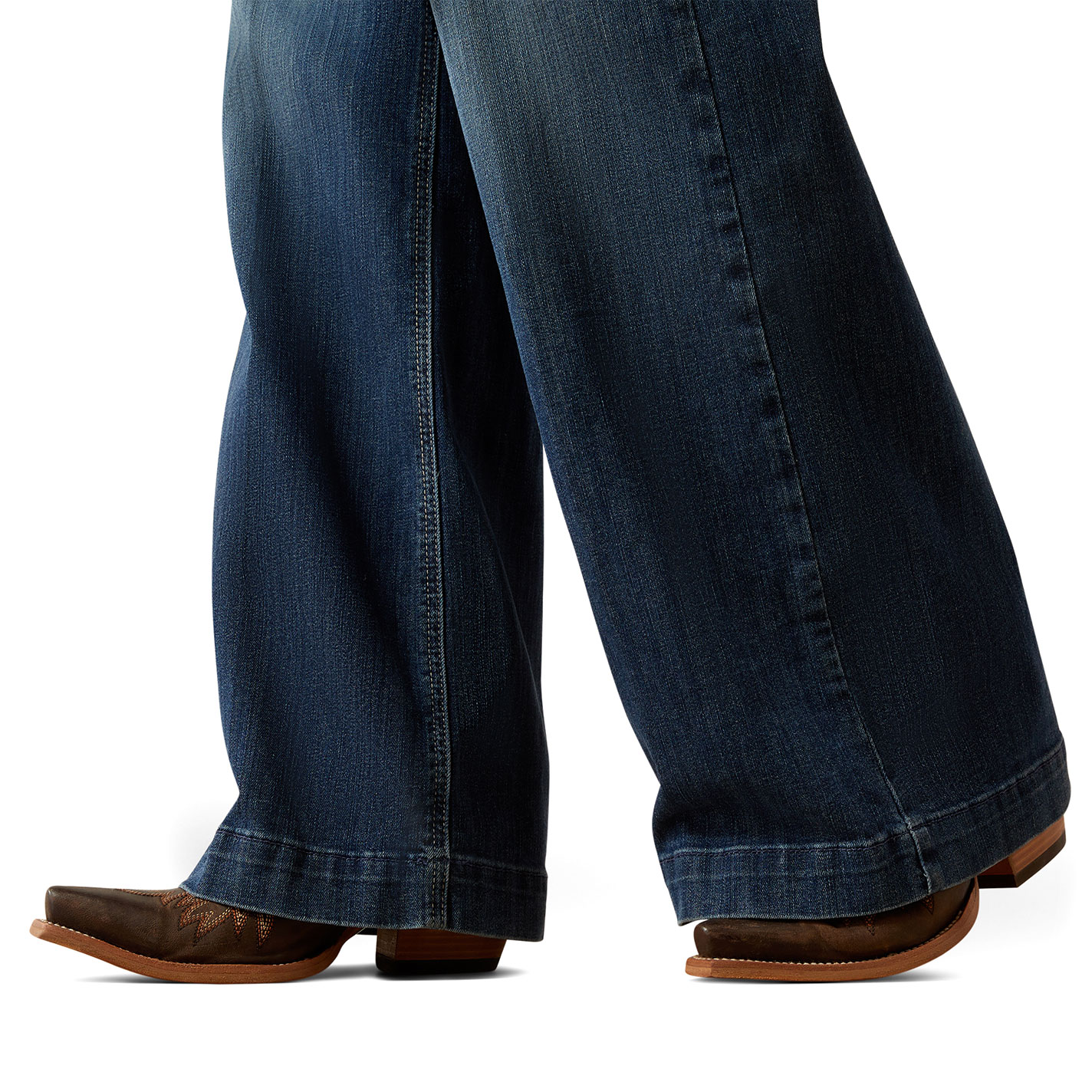 Ariat Women's Natalia Rosalie Ultra Stretch High Rise Wide Leg Jeans - Image 1