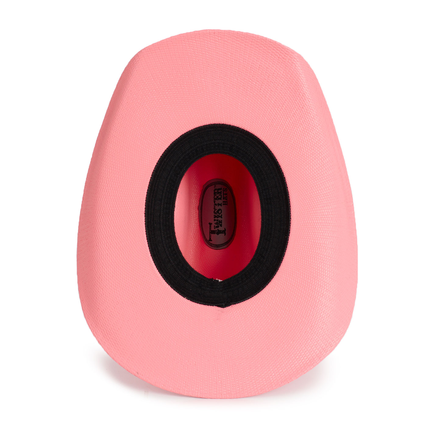 Twister Youth Pink Cattleman Bangora Straw Hat - Image 1