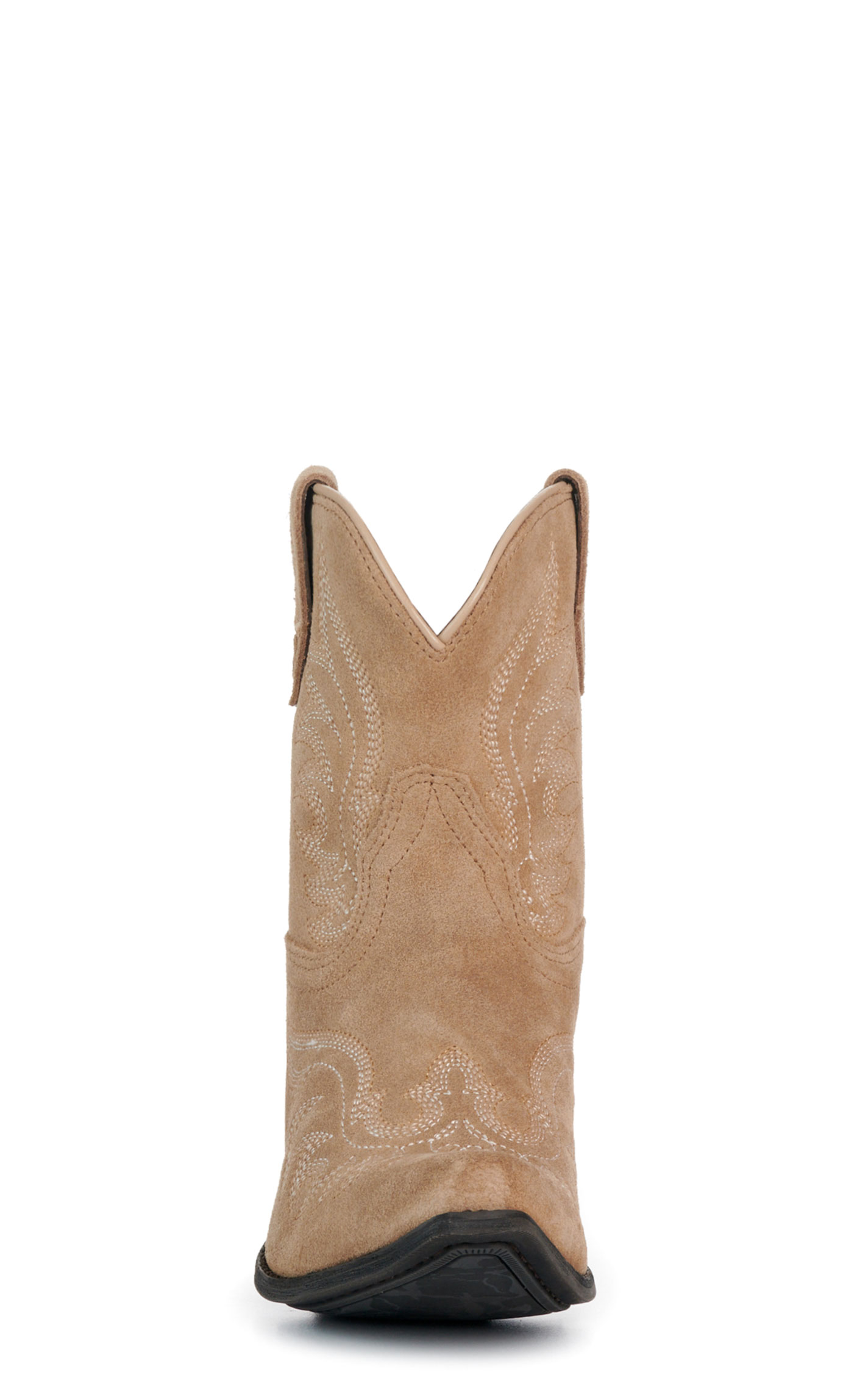 Ariat Women’s Truly Taupe Suede Chandler Snip Toe Booties - Image 1