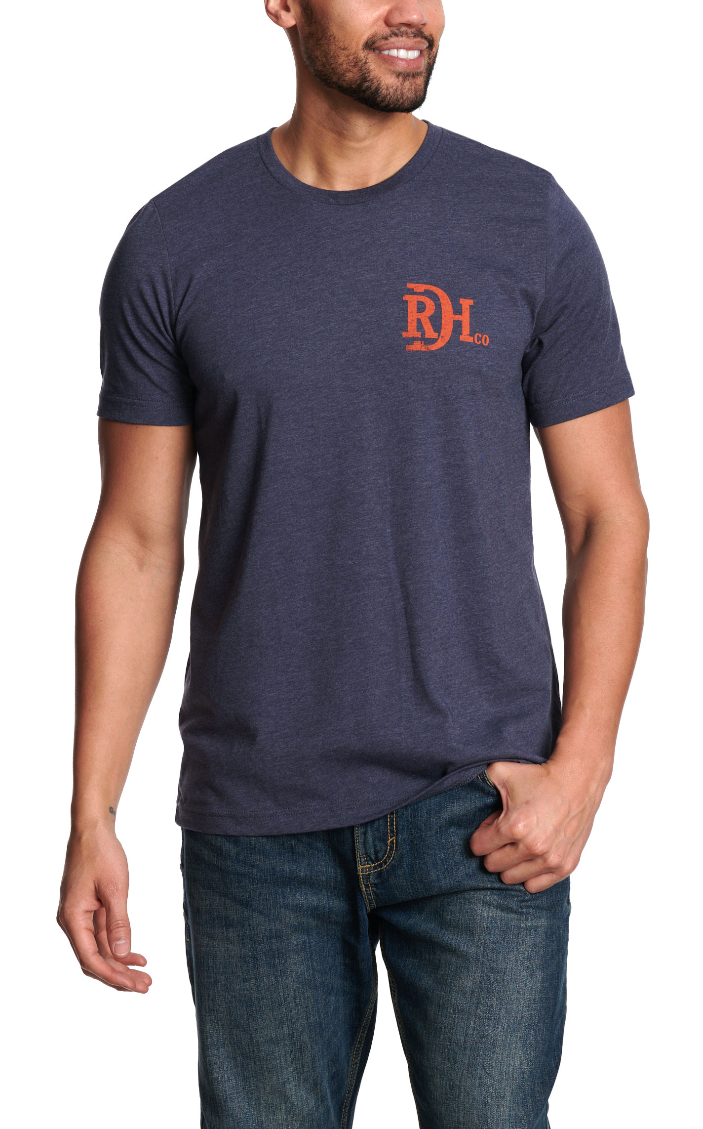 Red Dirt Men's Navy Mesa Logo T-Shirt - Image 1
