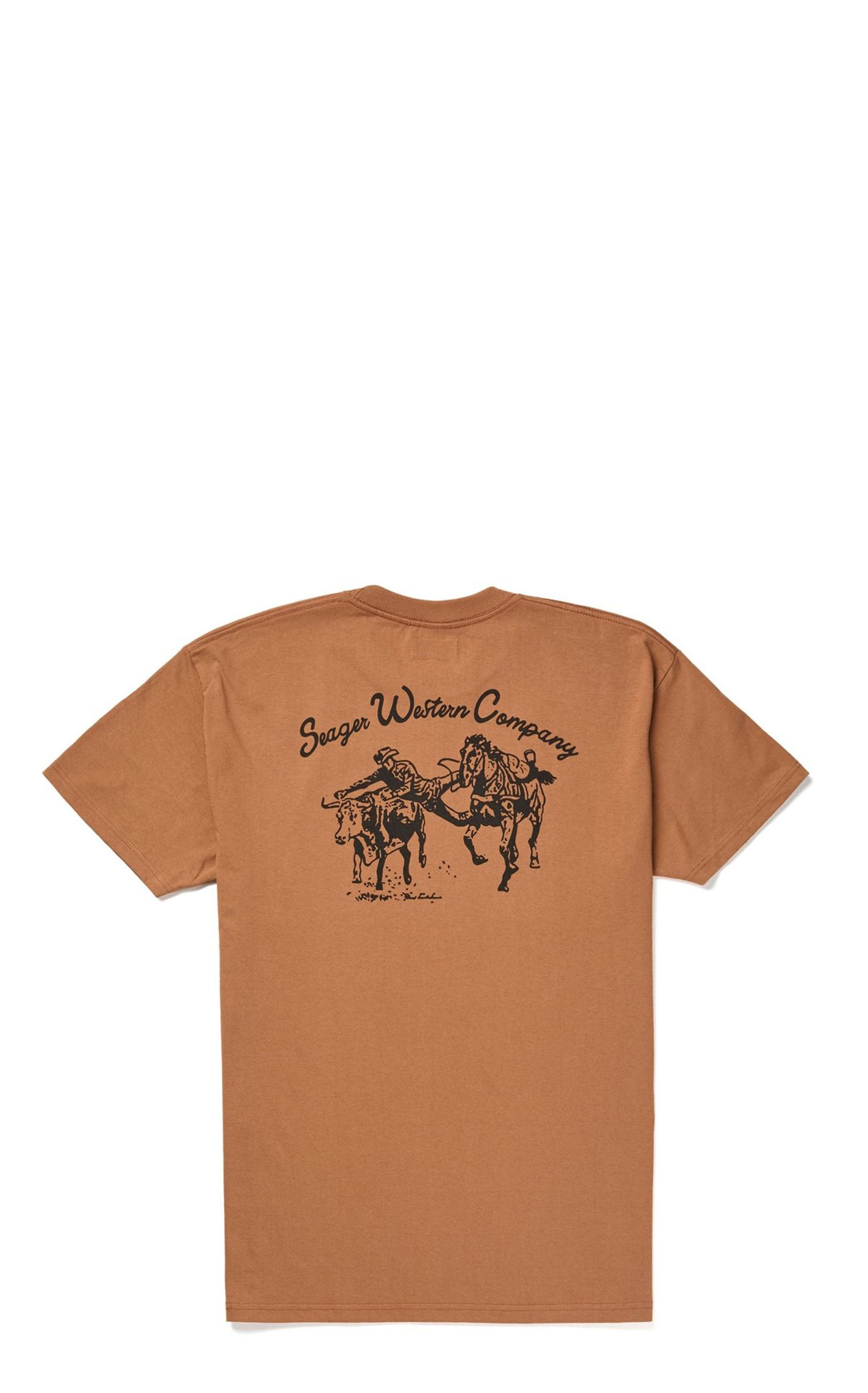 Seager Apparel Men’s Brown Los Rios T-Shirt - Image 1