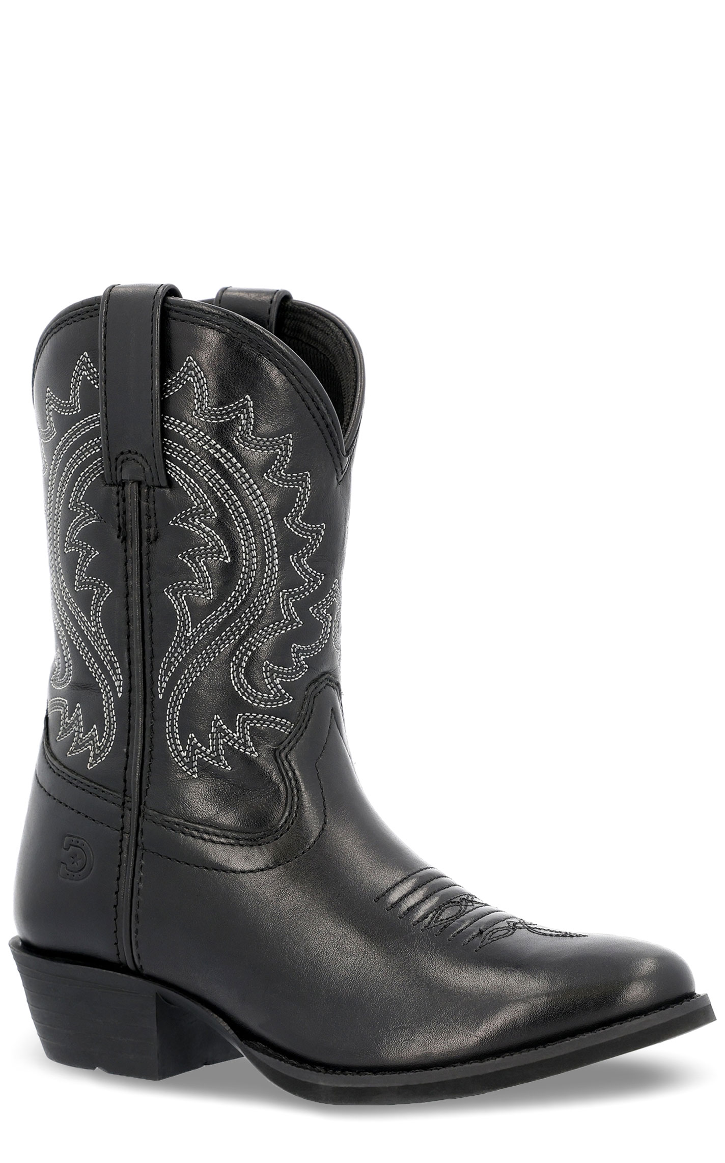 Durango Kid’s Black Shyloh Round Toe Cowboy Boots - Image 1