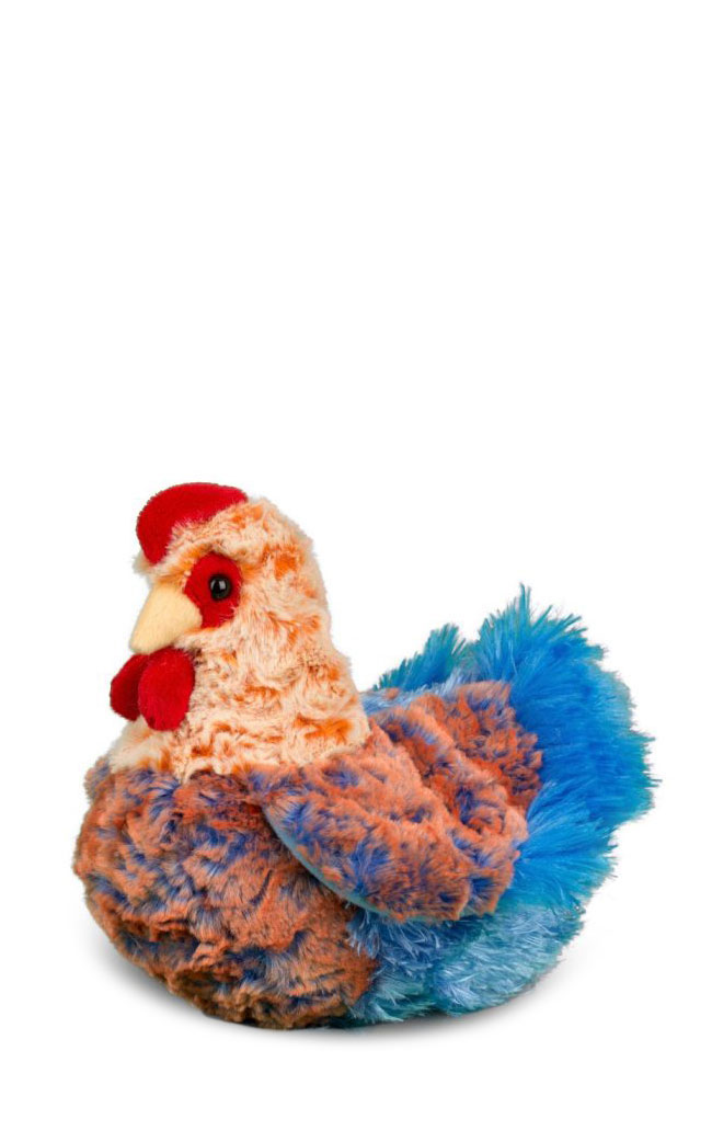 Douglas Henrietta Blue Lace Hen Stuffed Animal - Image 3