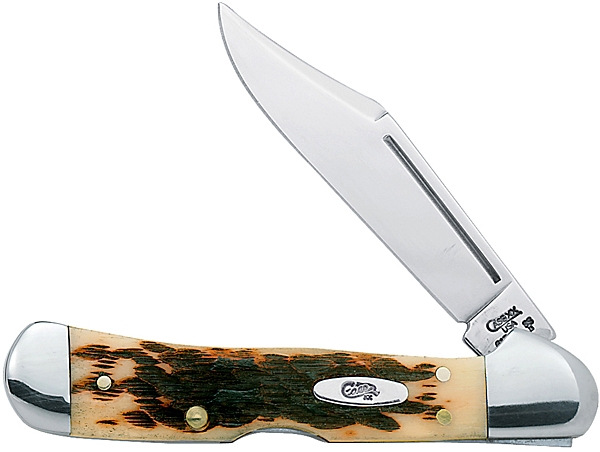 Case Knives Amber Bone Mini Copperlock - Image 1