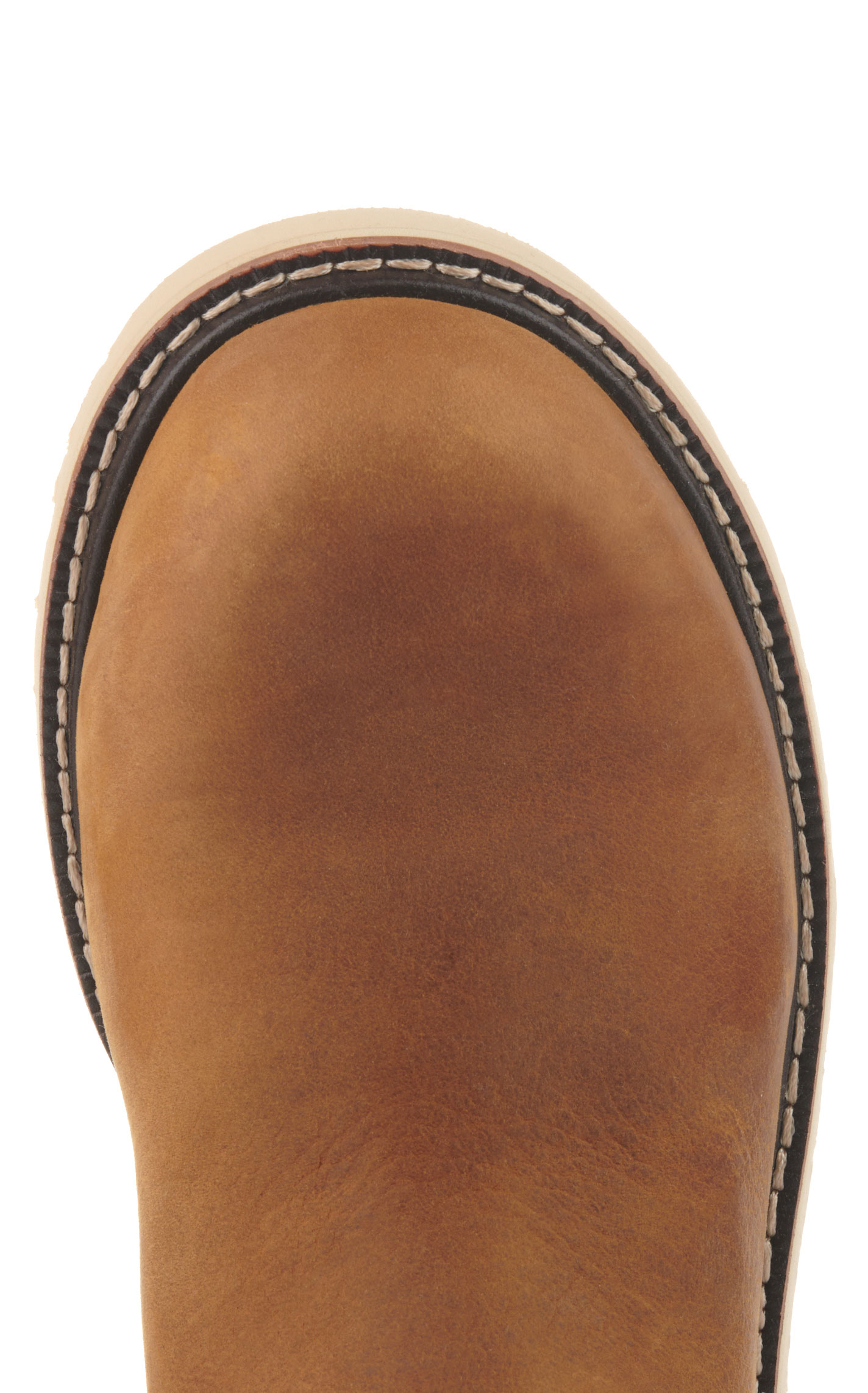 Ariat Women's Rebar Wedge Antique Brown Waterproof Round Composite Toe Chelsea Work Boot - Image 1