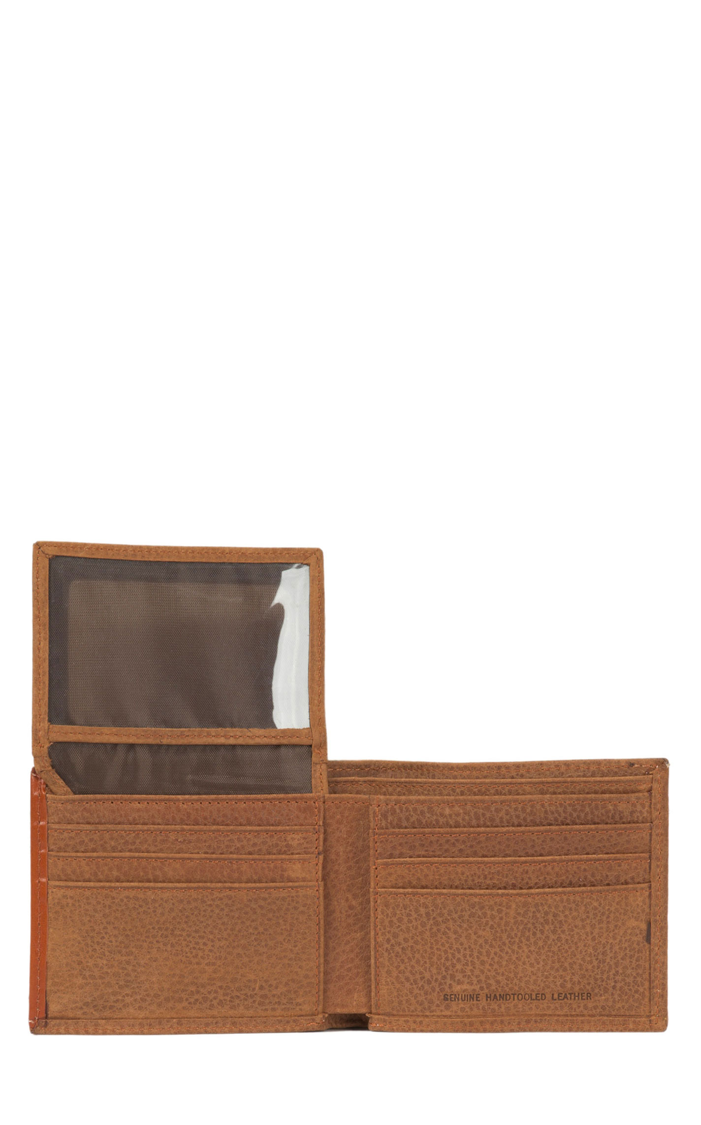 Ranger Belt Company Tan Soft Leather Inlay Cross Bi-fold Wallet - Image 1