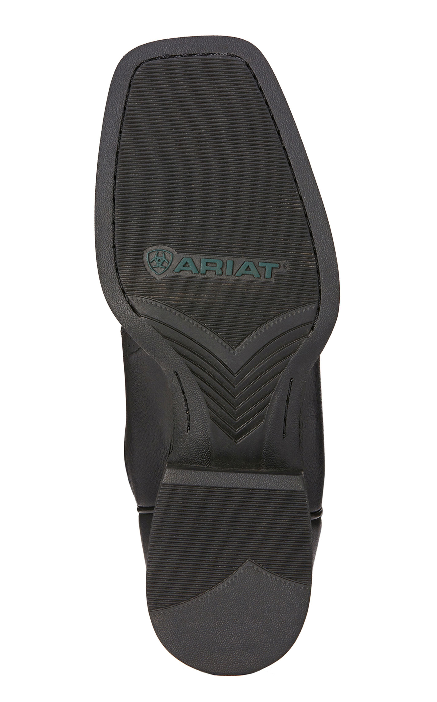 Ariat Men's Sport Black Wide Square Toe Cowboy Boots - Image 1