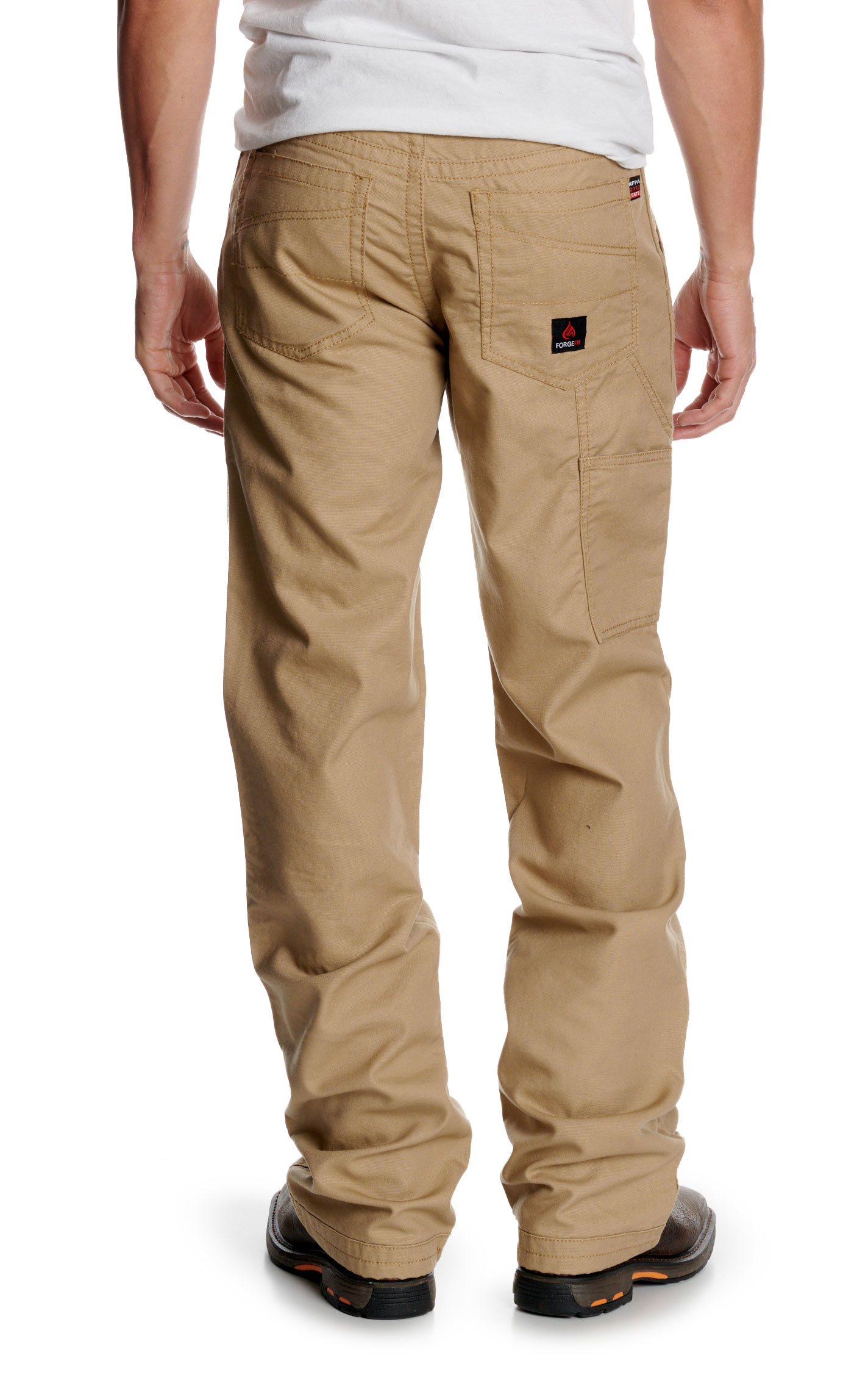 Forge Men's Khaki FR Utility Pants - Image 4
