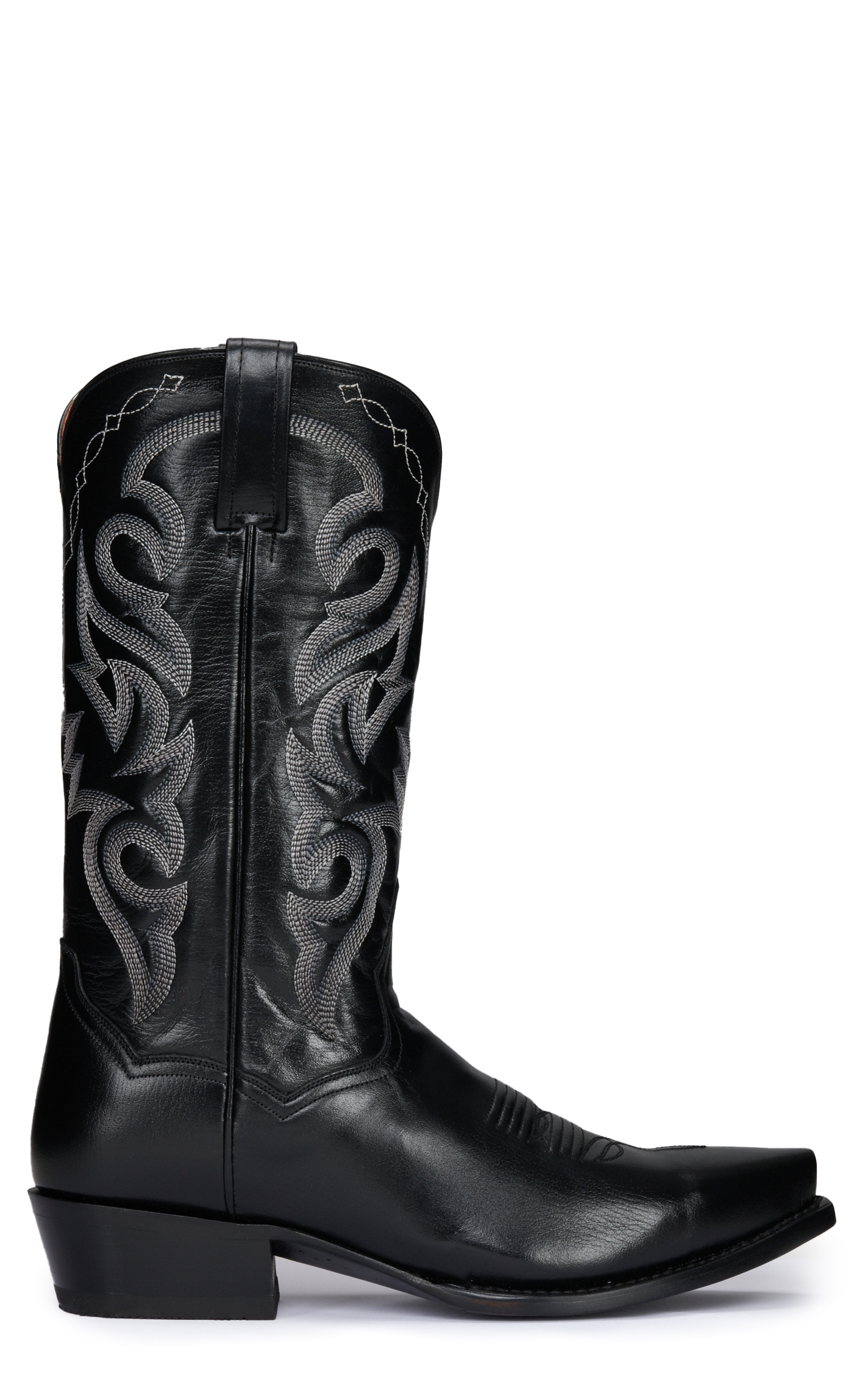Dan Post Men's Black Snip Toe Cowboy Boot - Image 1