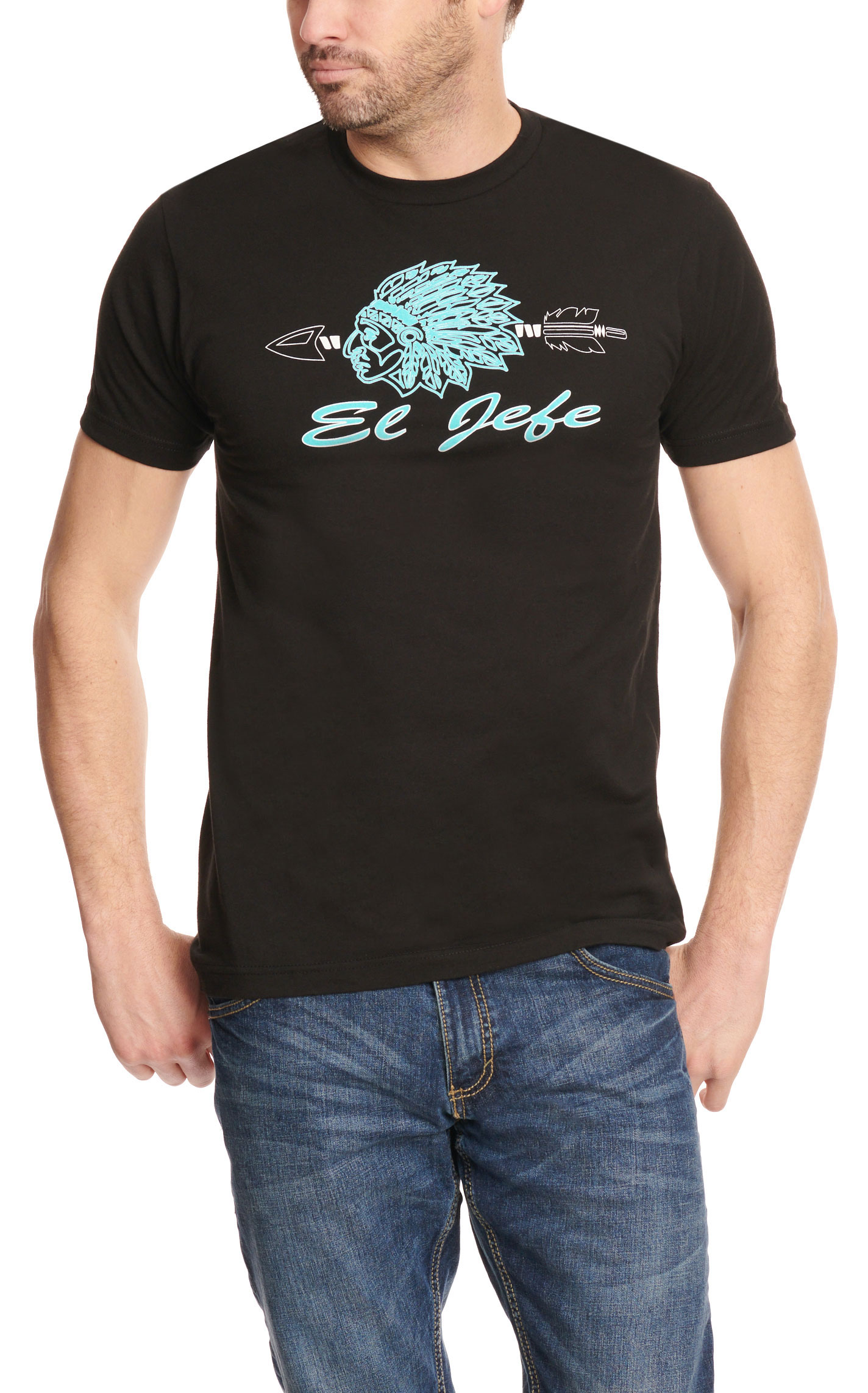 Stackin' Bills Black with Turquoise \