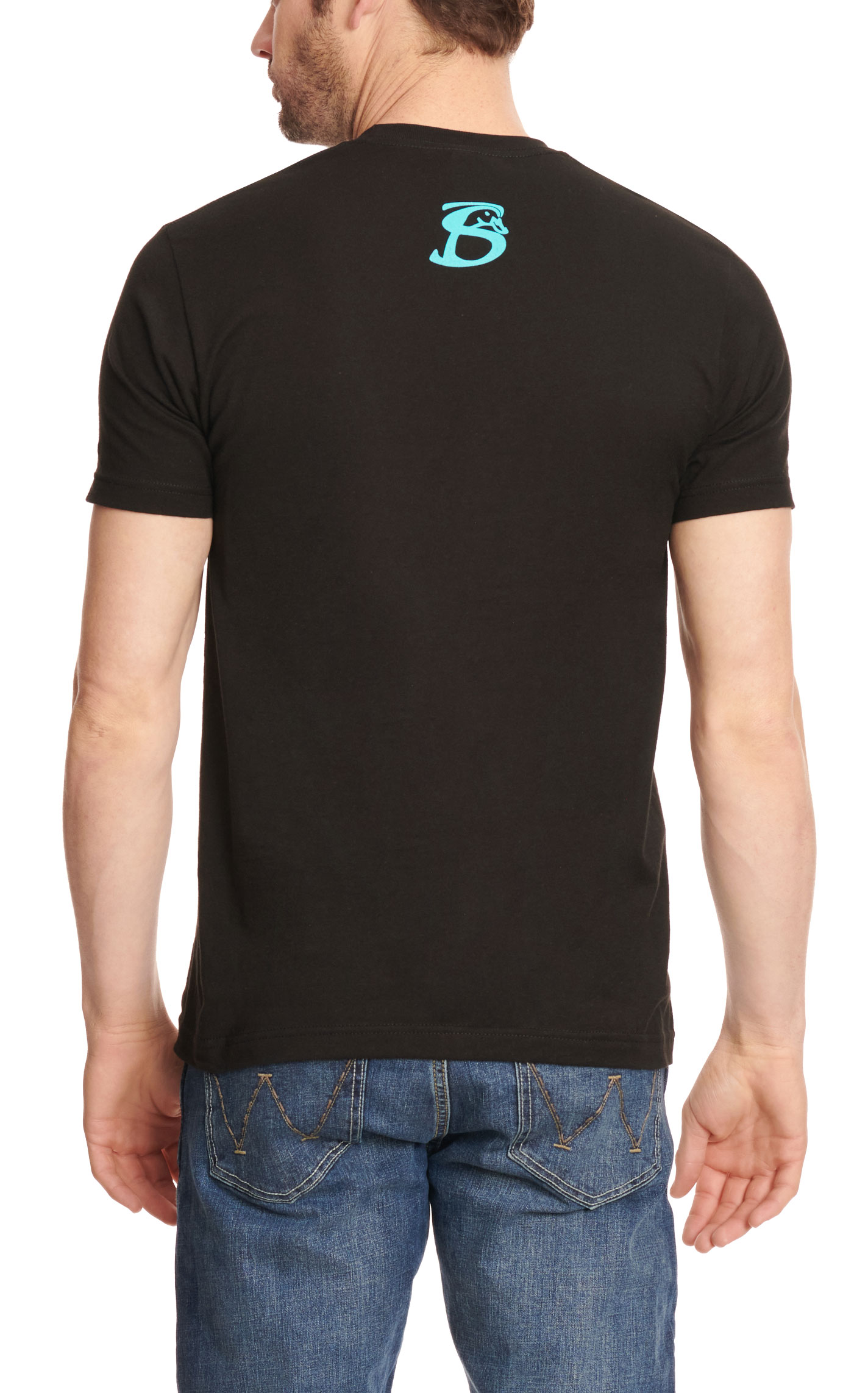 Stackin' Bills Black with Turquoise \