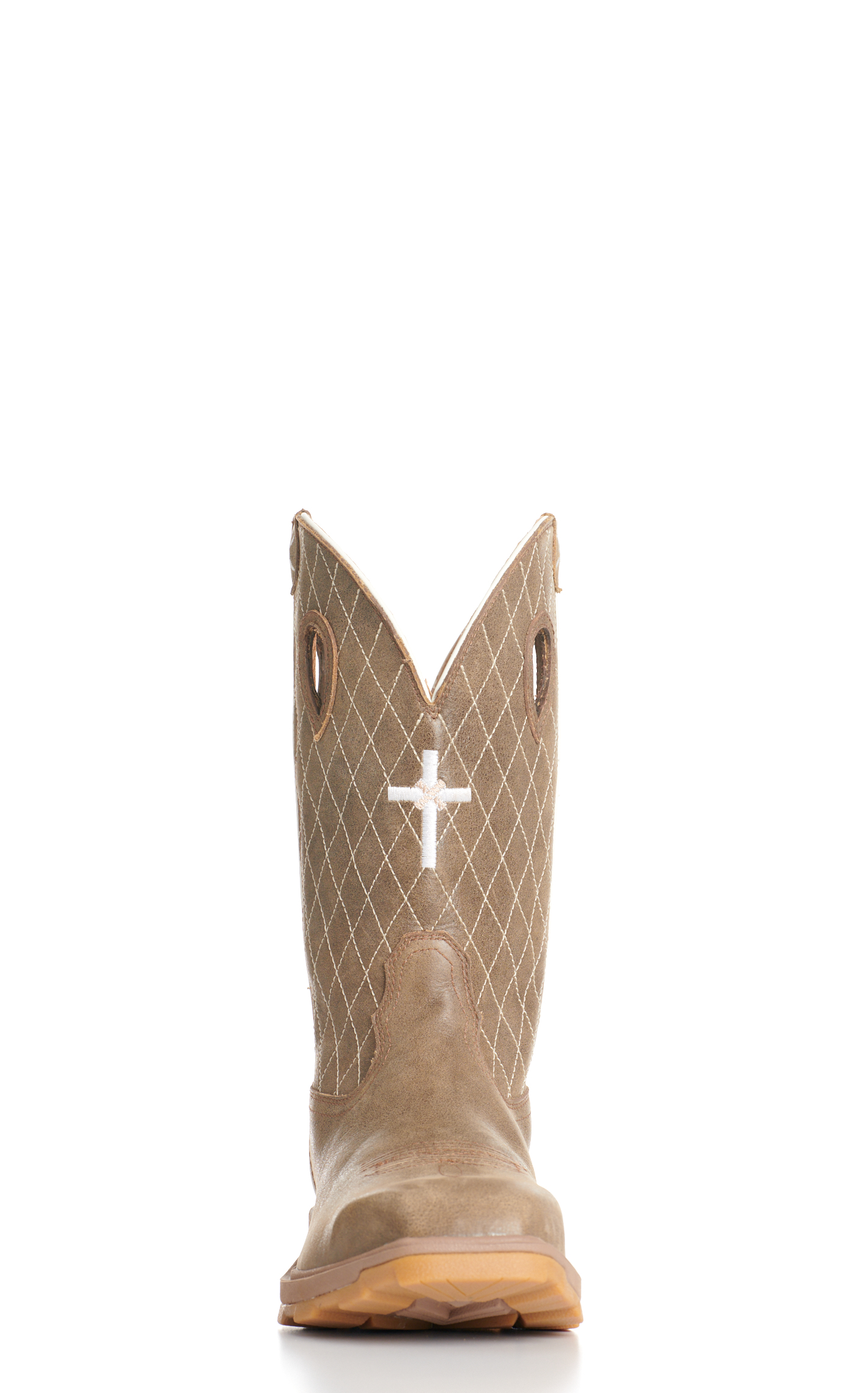 Twisted X Men's Bomber Brown with Cross UltraLite X Wide Square Nano Composite Toe Work Boots - Image 4